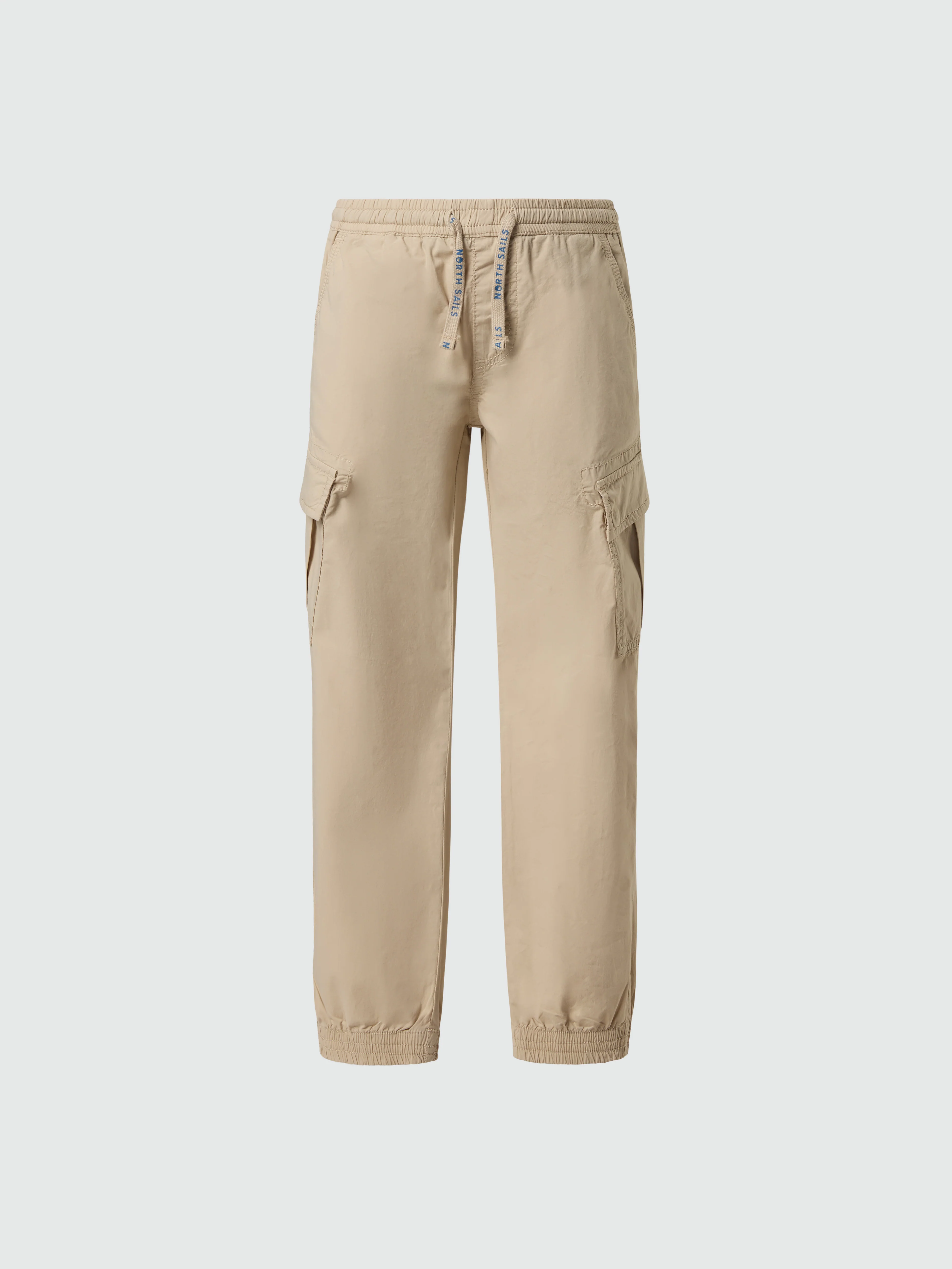 Cargo pants with elasticated waist