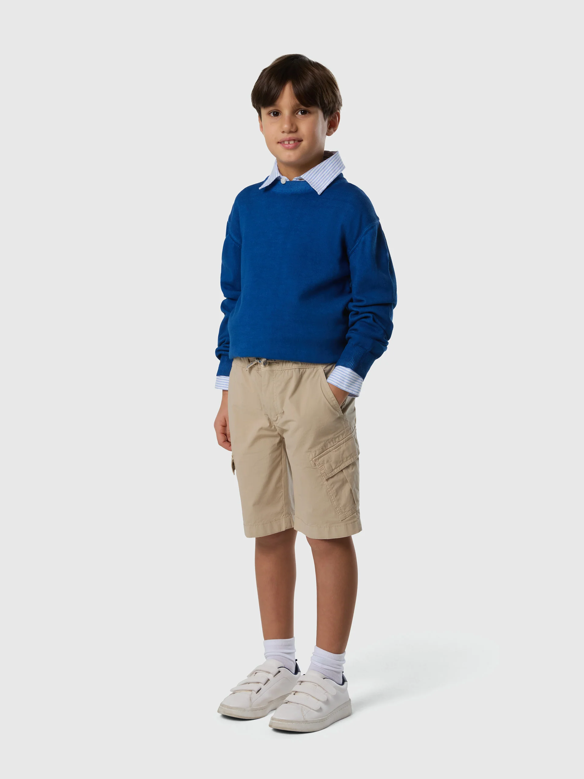 Cargo shorts with elasticated waist - Image 2