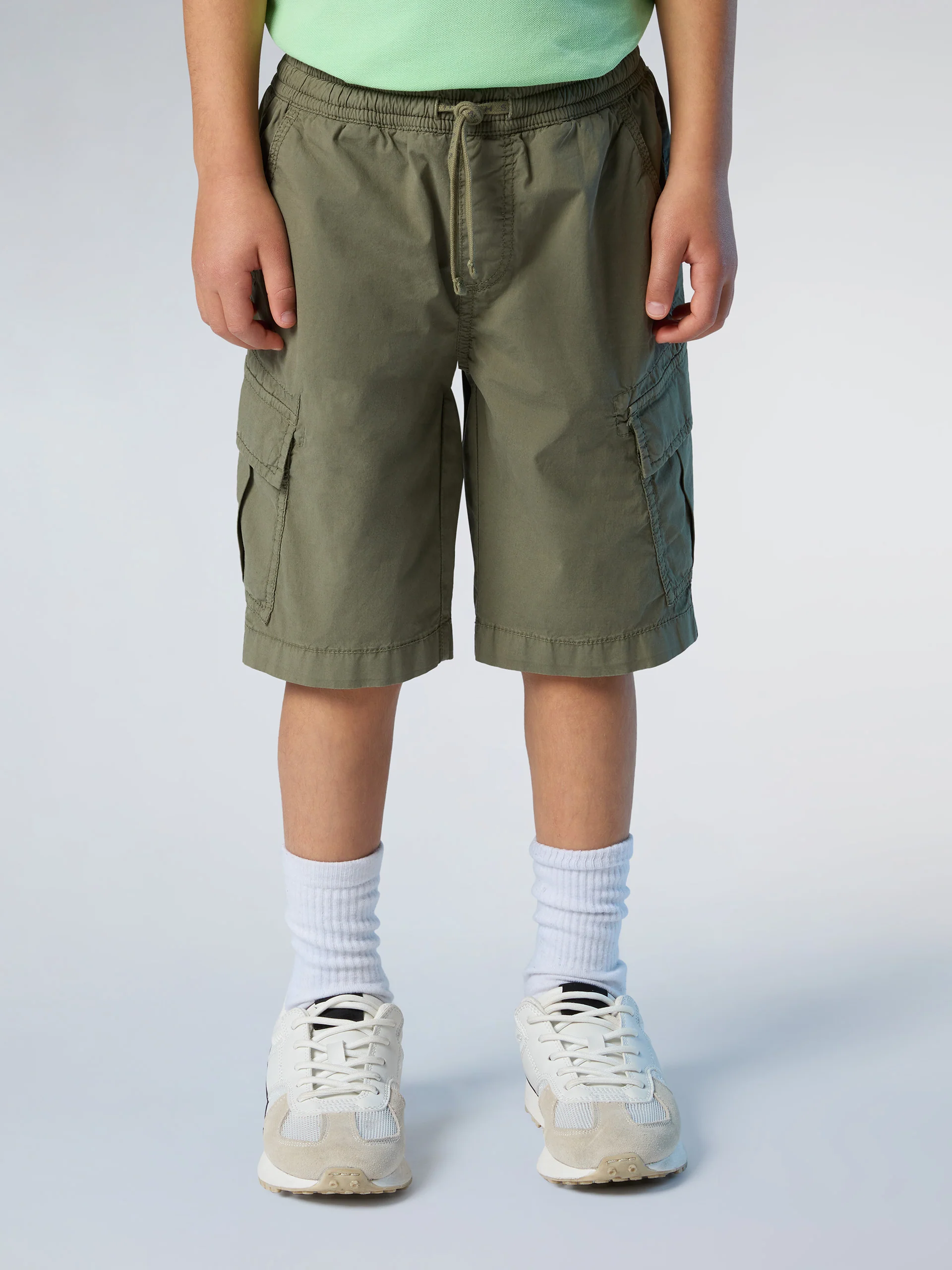 Poplin cargo shorts - Image 6
