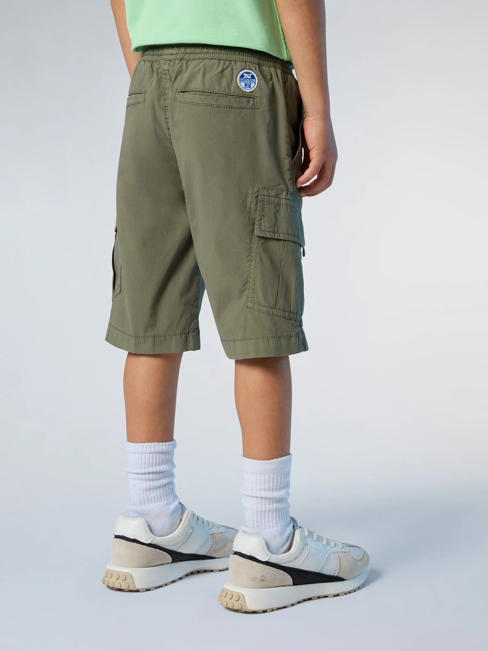 Poplin cargo shorts - Image 9