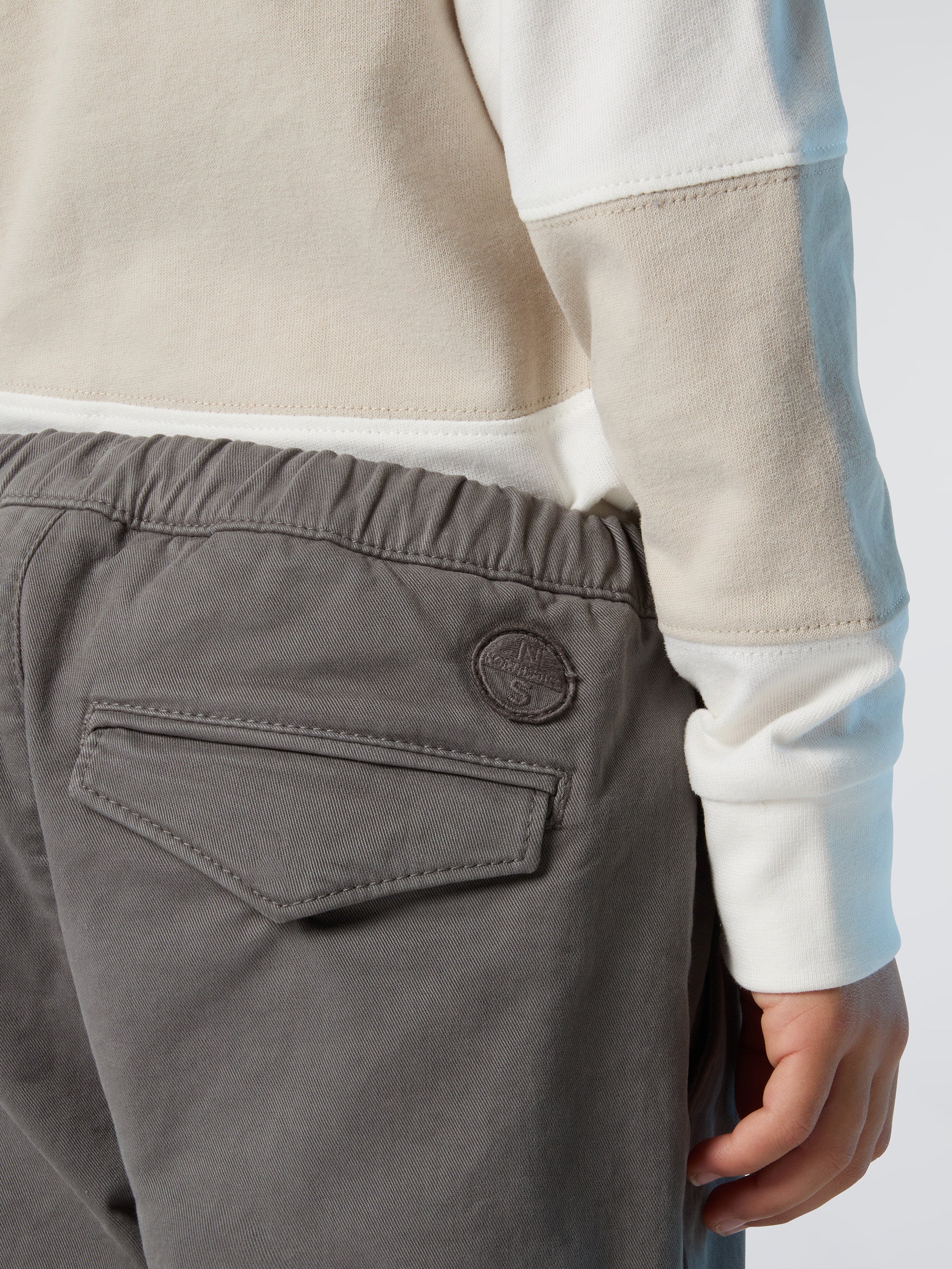 Chinos with elasticated waist - Image 4
