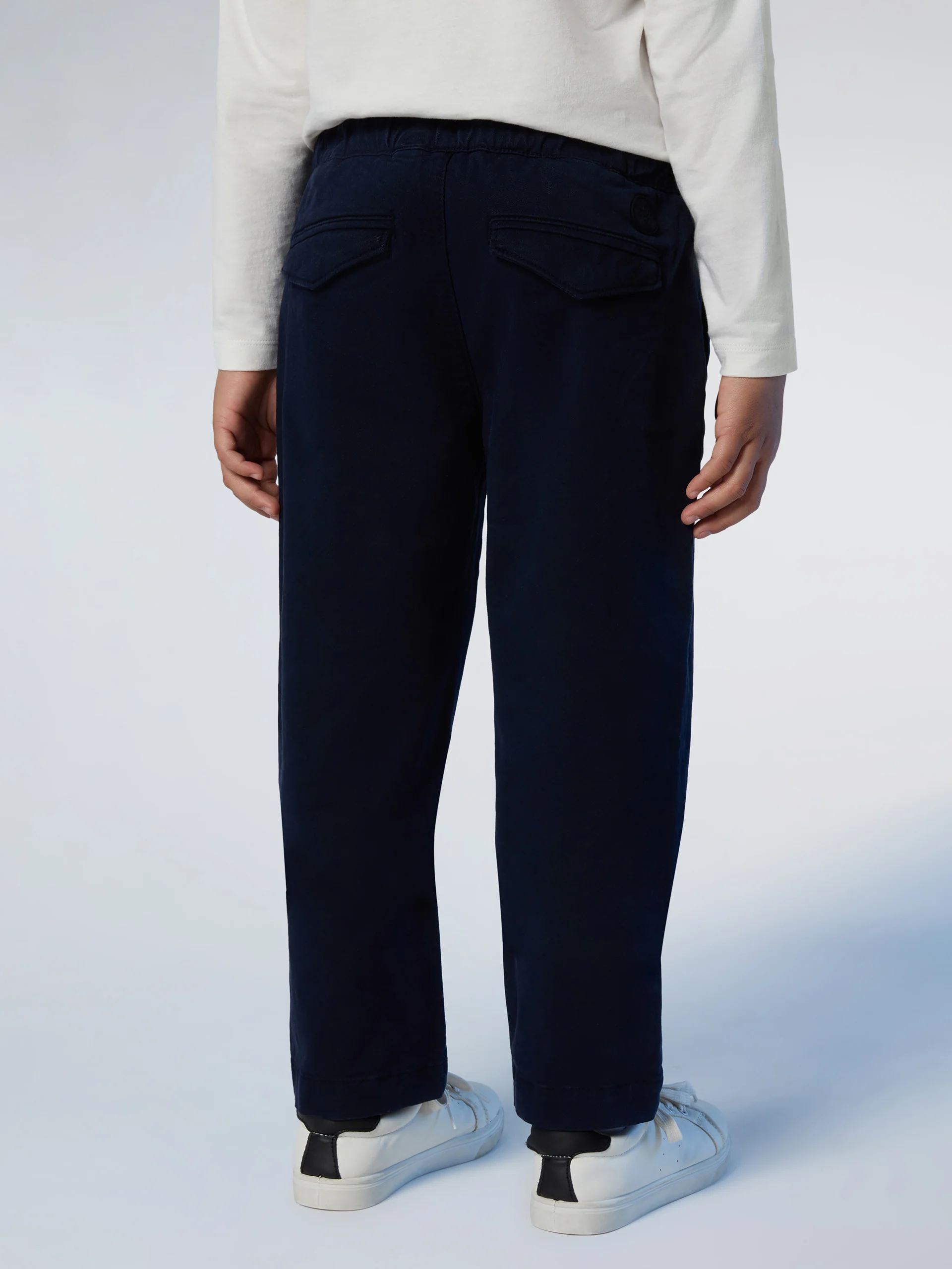Gabardine drawstring chinos - Image 4