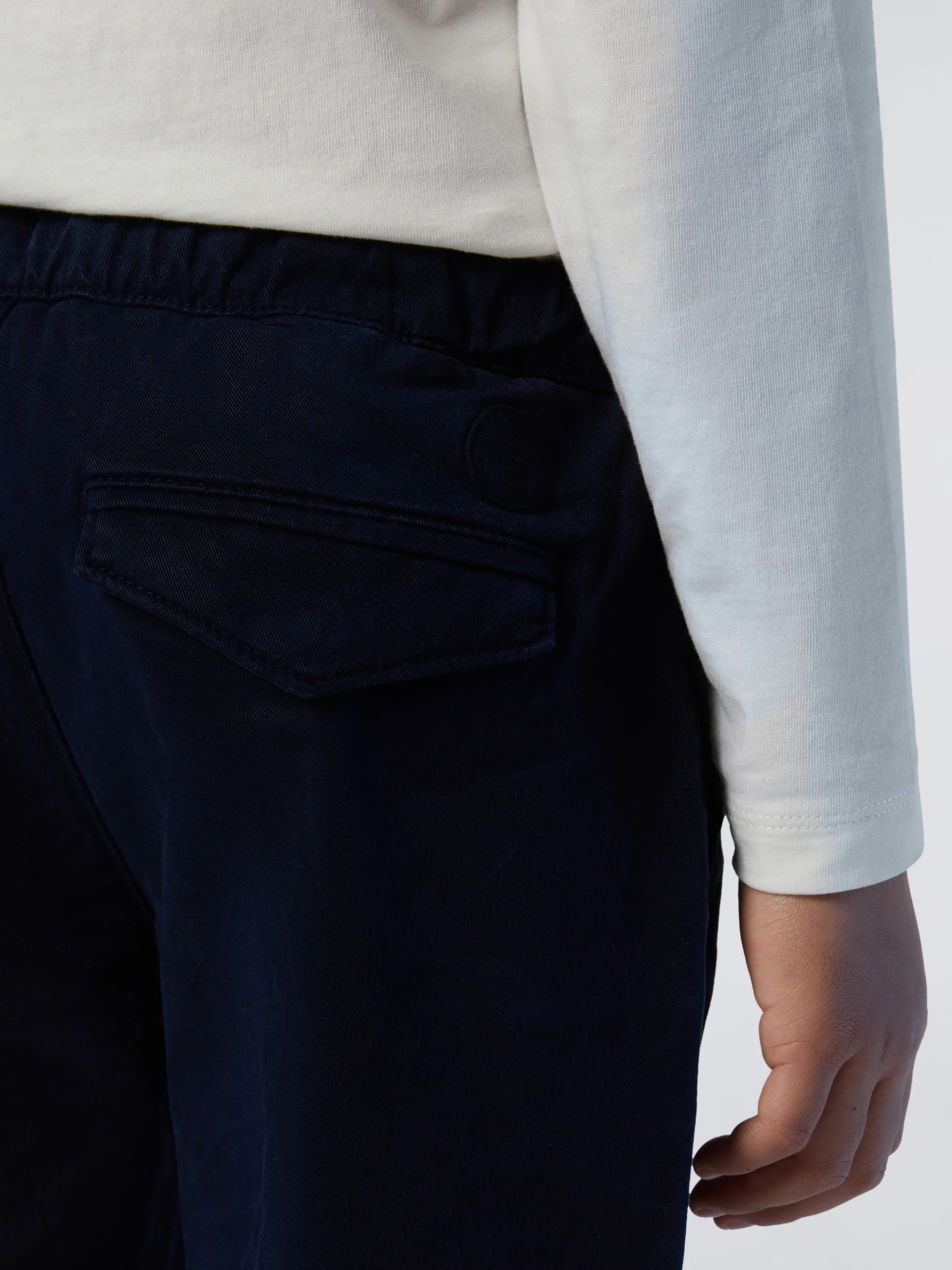 Gabardine drawstring chinos - Image 5