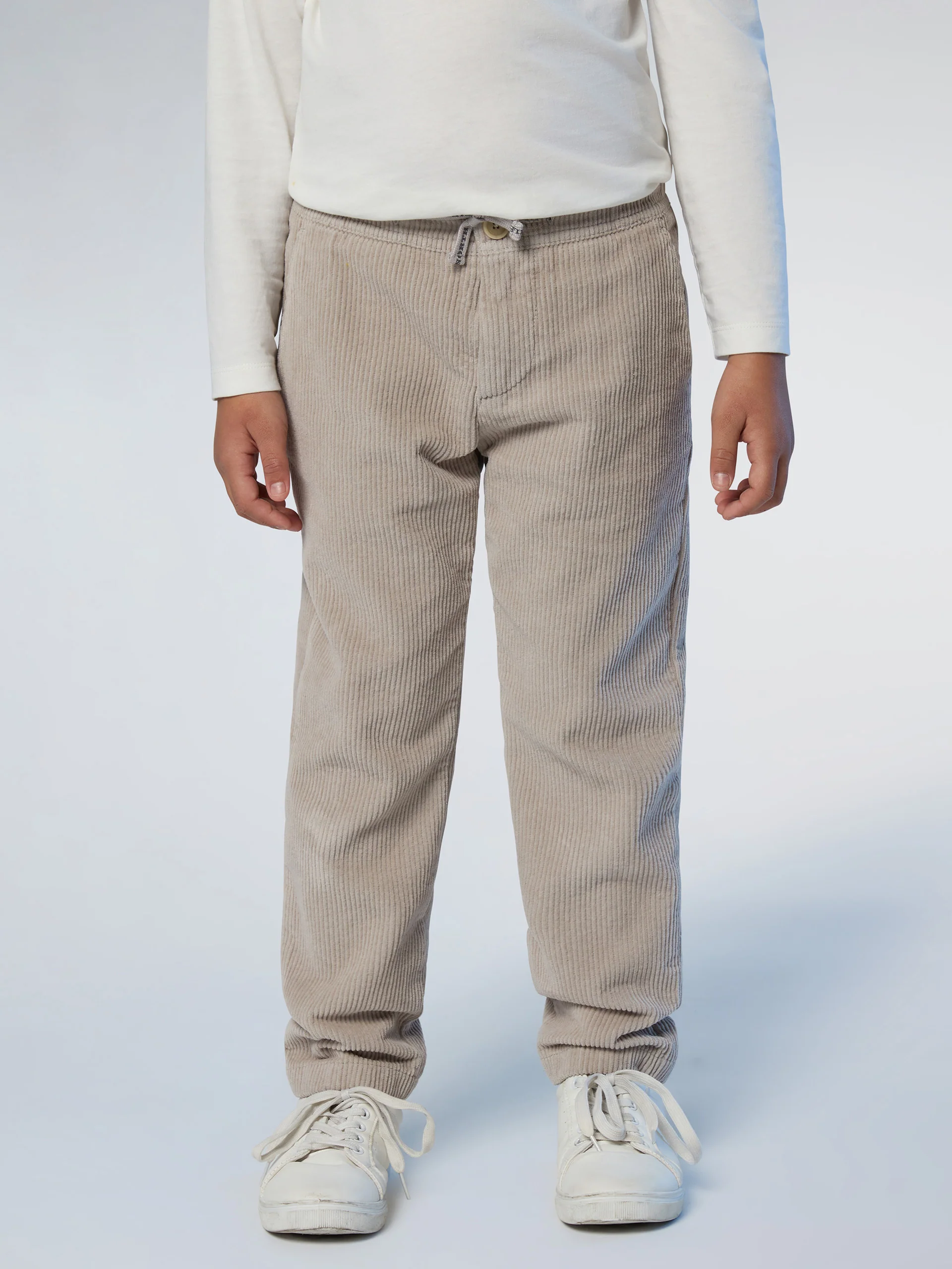 Elasticated corduroy chinos - Image 6