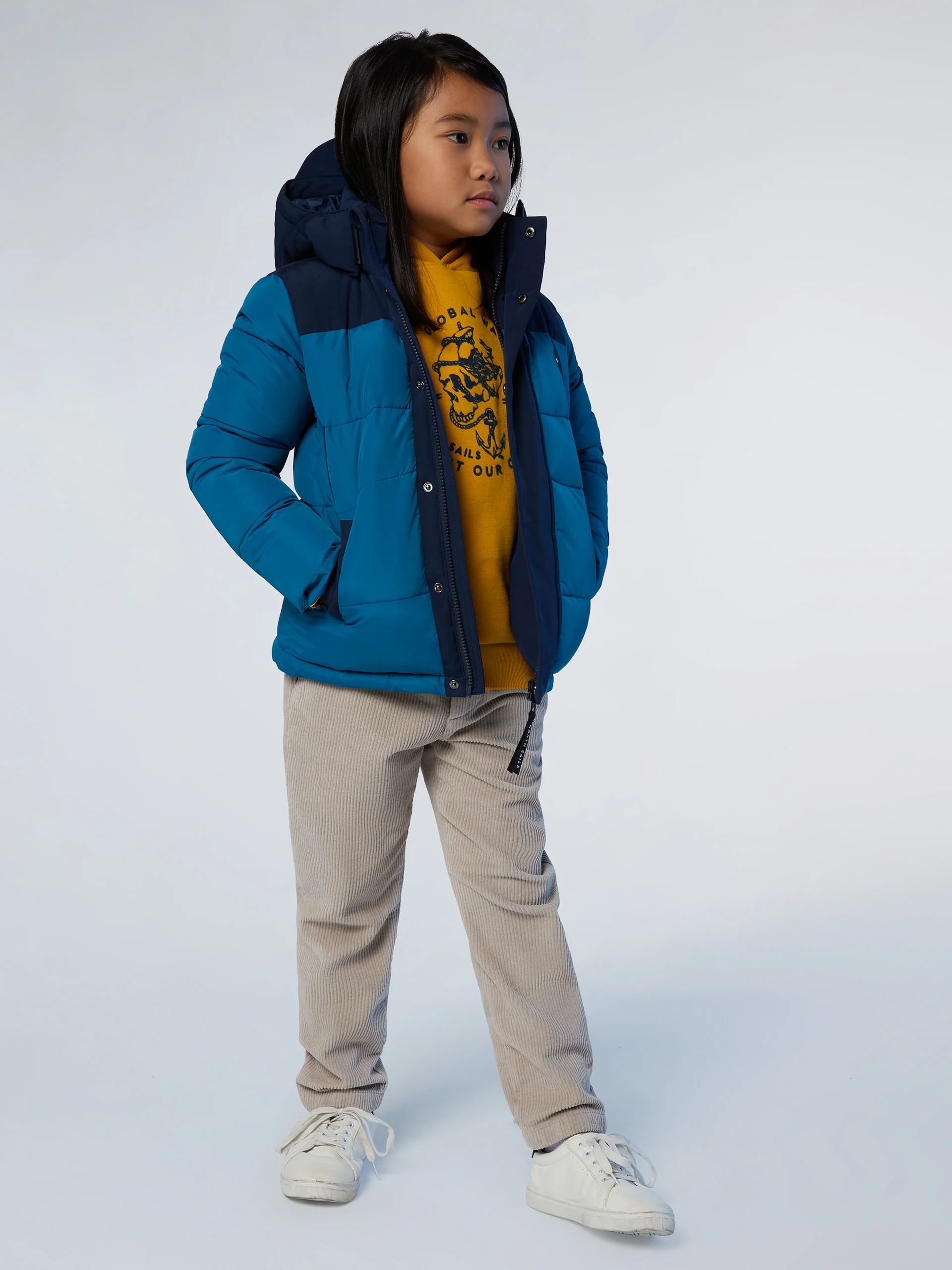 Elasticated corduroy chinos - Image 7
