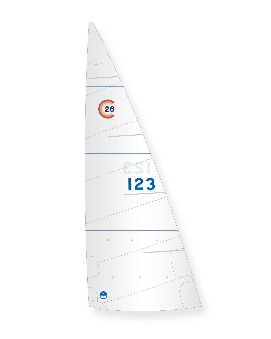 COLGATE 26 MAINSAIL - ONE REEF