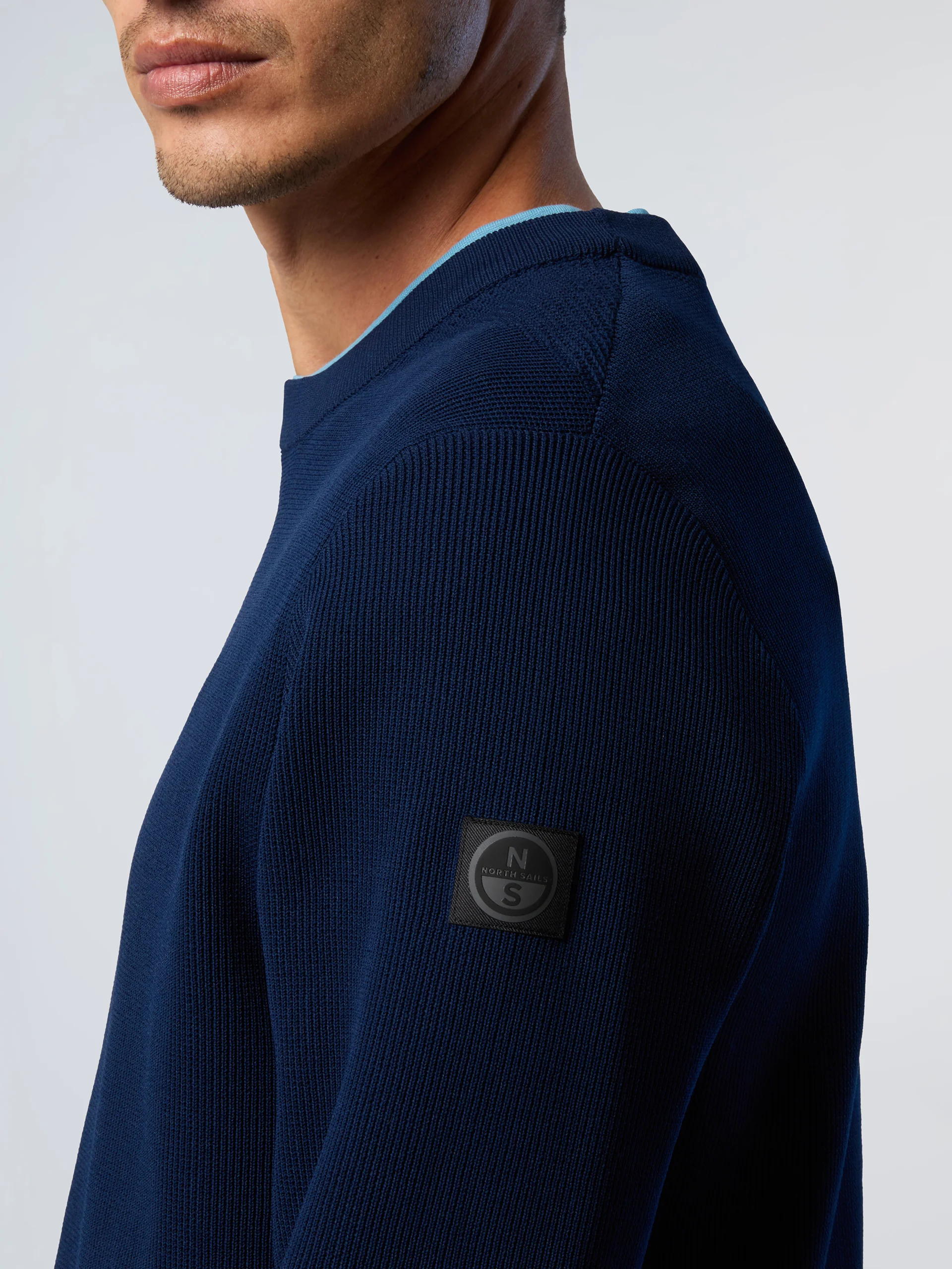 Technical knit crew-neck sweater - Image 12