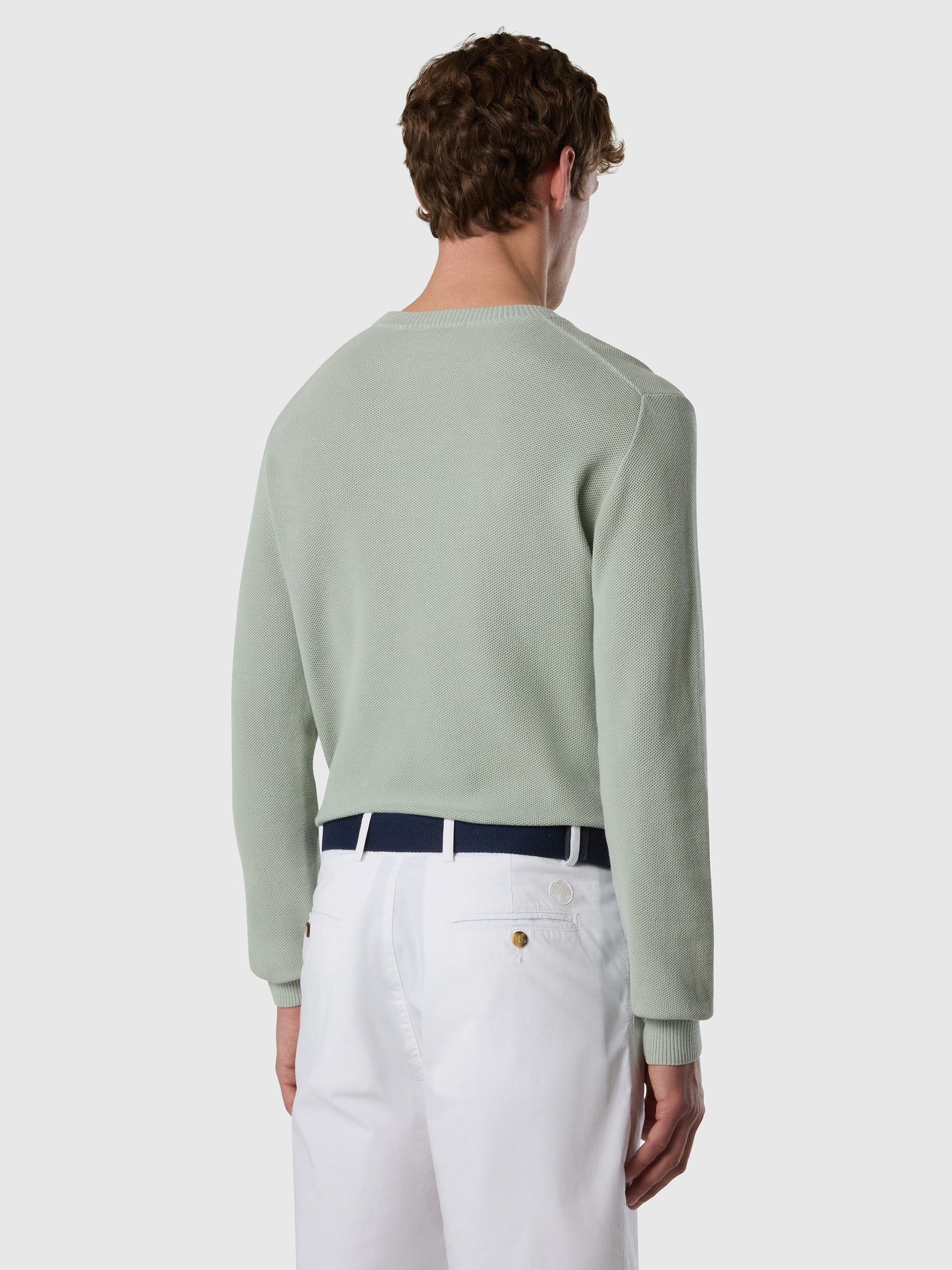 Honeycomb crew-neck sweater - Image 4