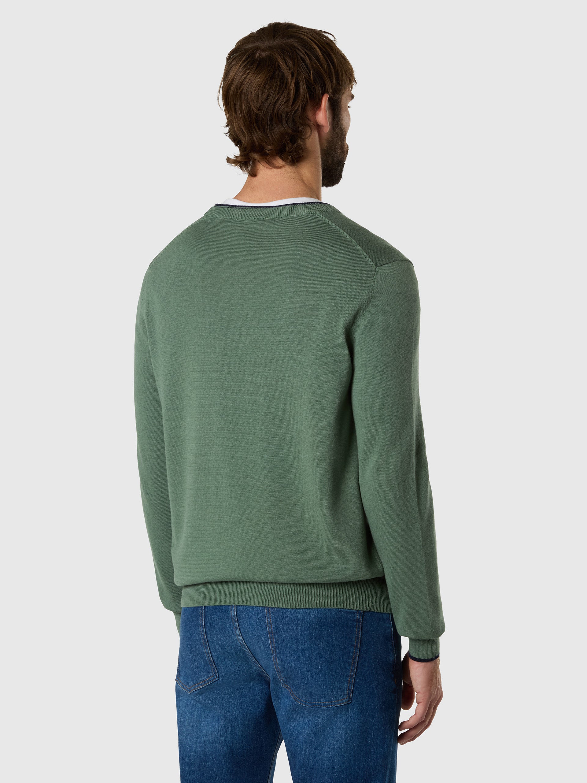 Crew-neck sweater with tonal logo - Image 10