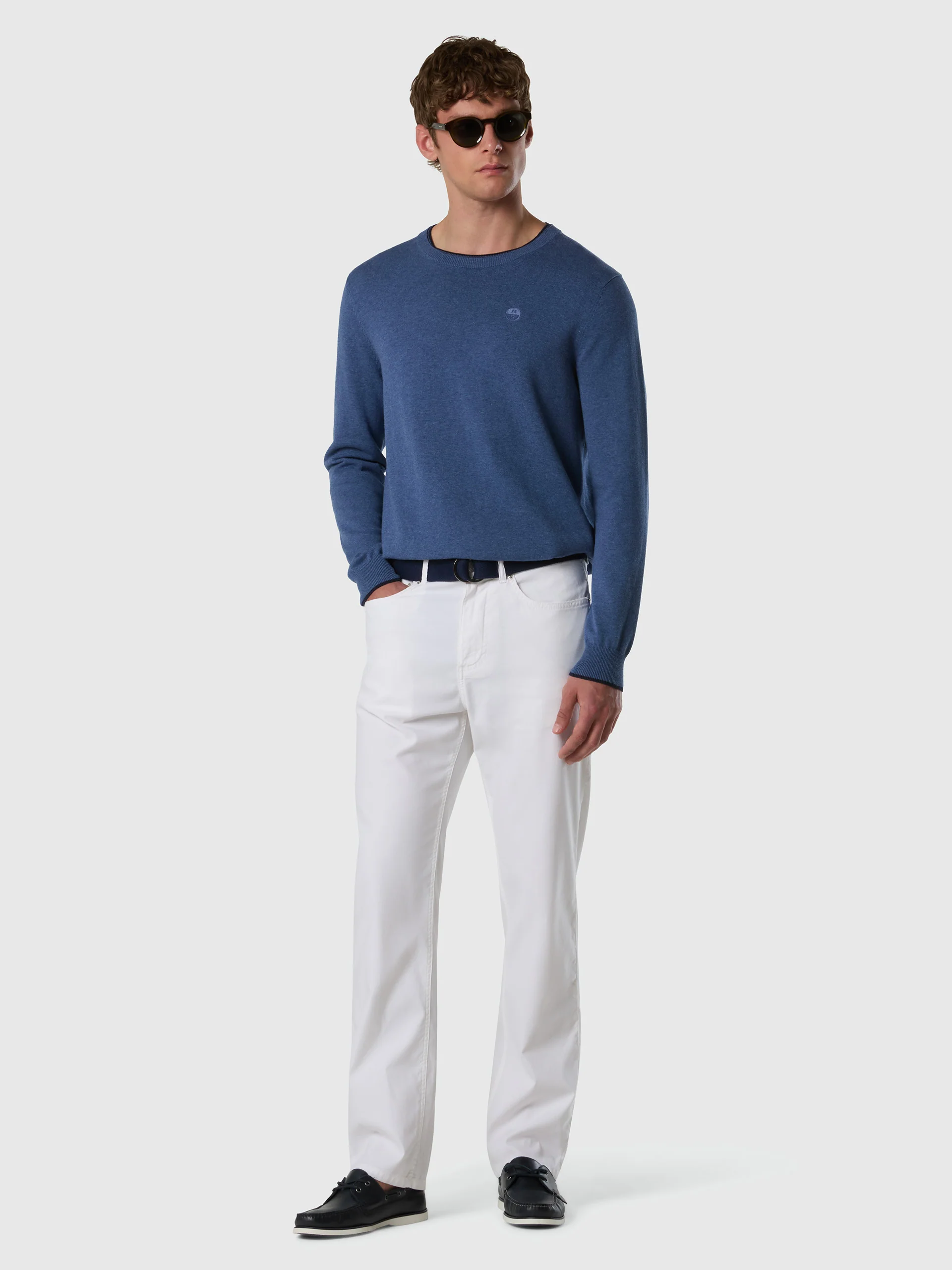 Crew-neck sweater with tonal logo - Image 17