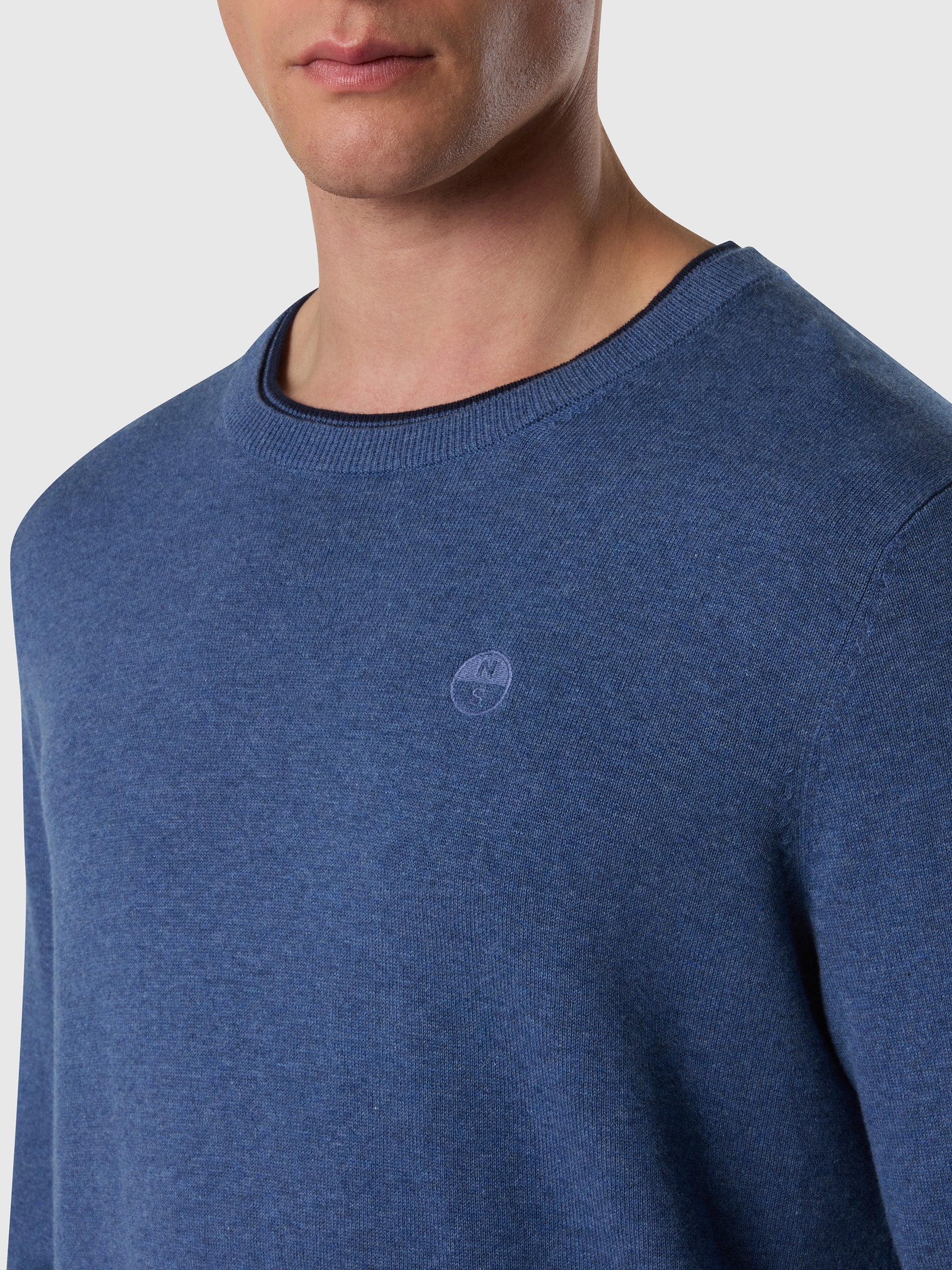Crew-neck sweater with tonal logo - Image 18