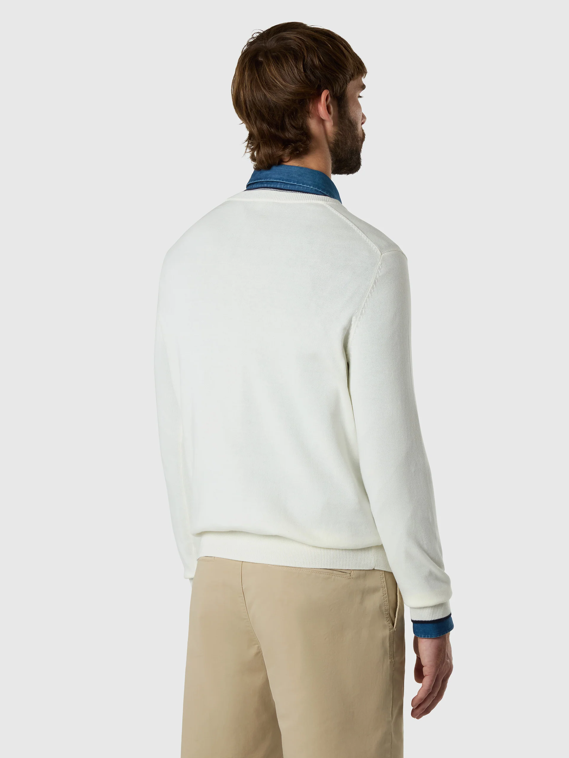 Crew-neck sweater with tonal logo - Image 4