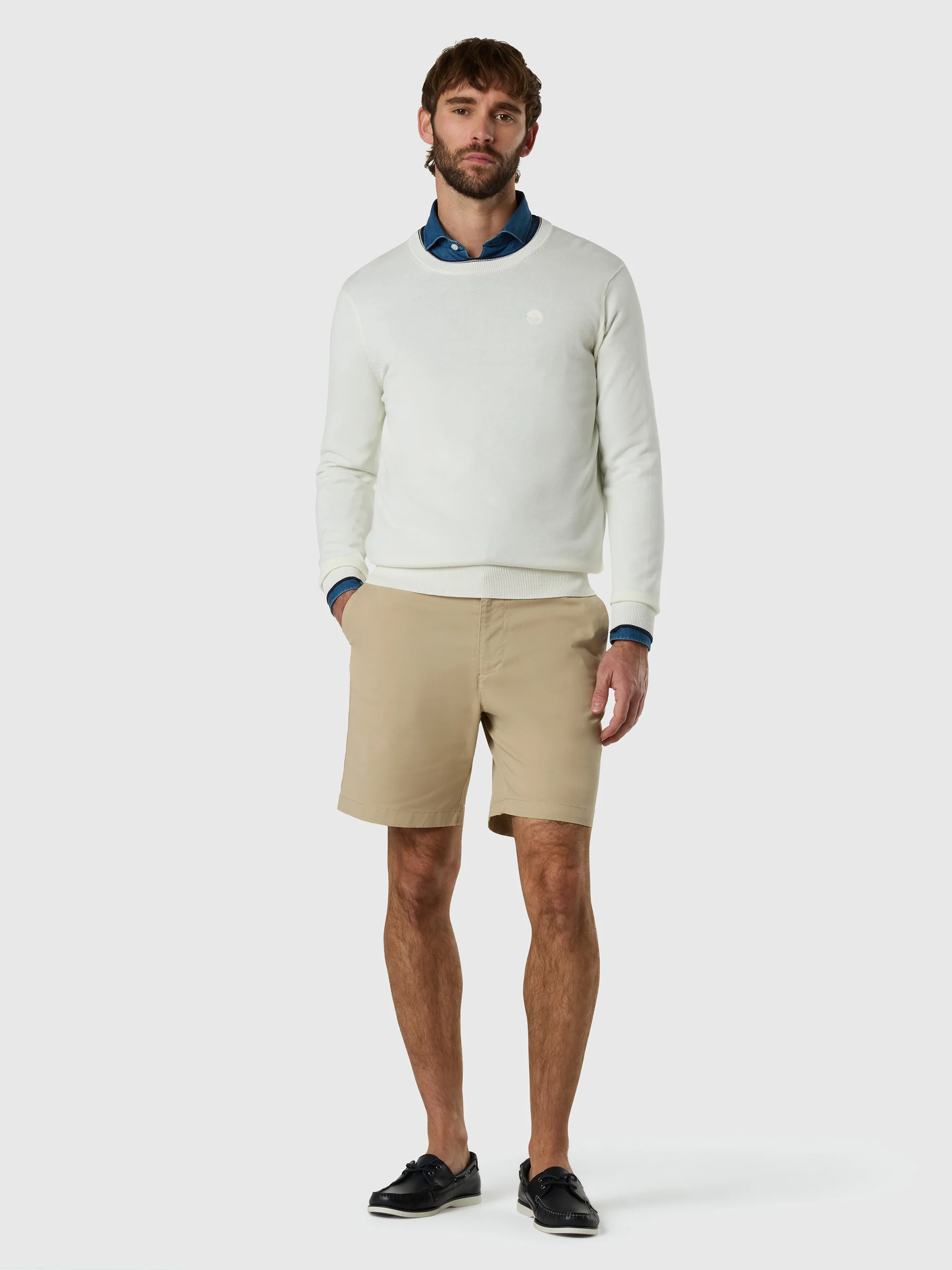 Crew-neck sweater with tonal logo - Image 5