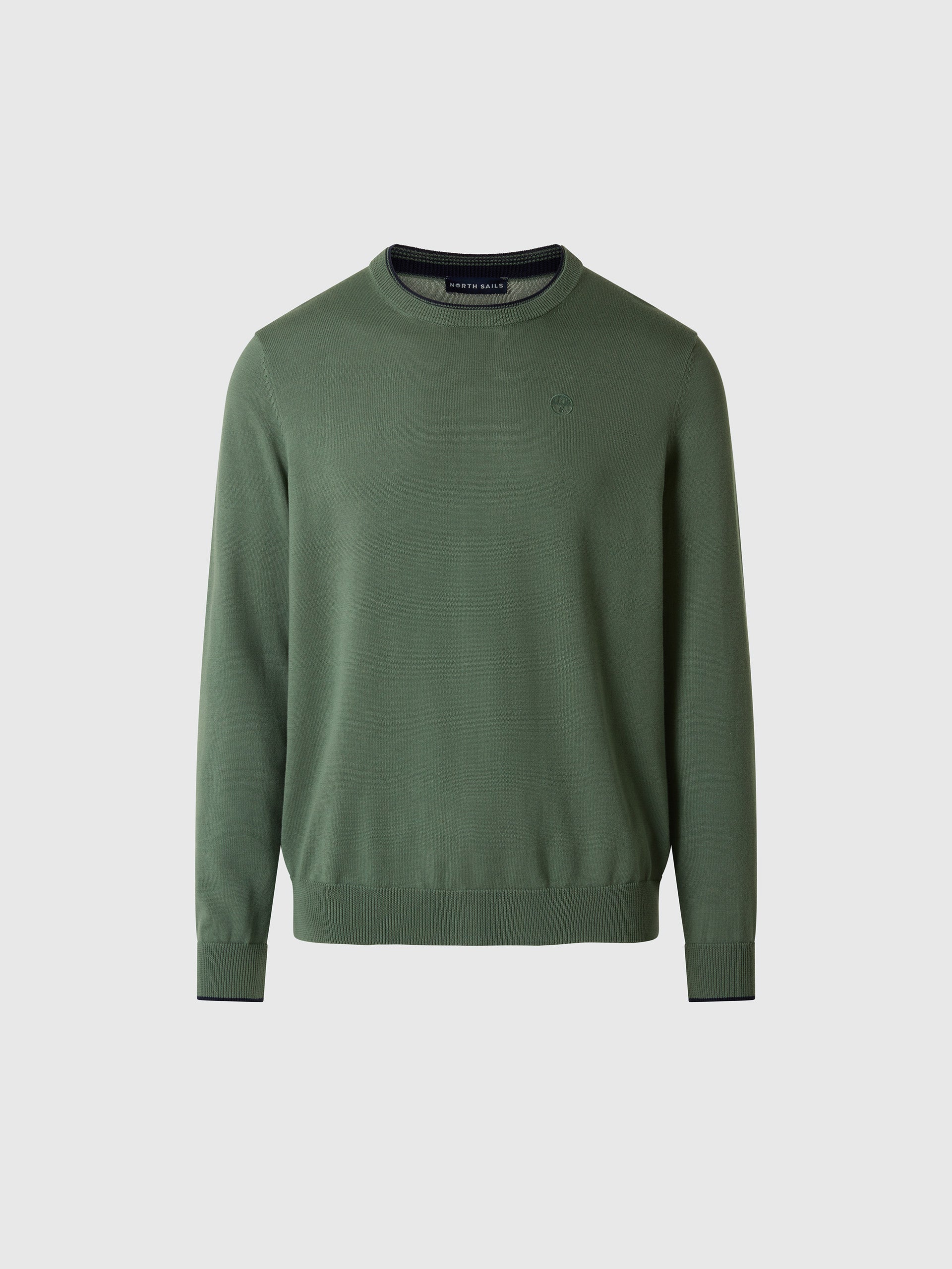 Crew-neck sweater with tonal logo - Image 9