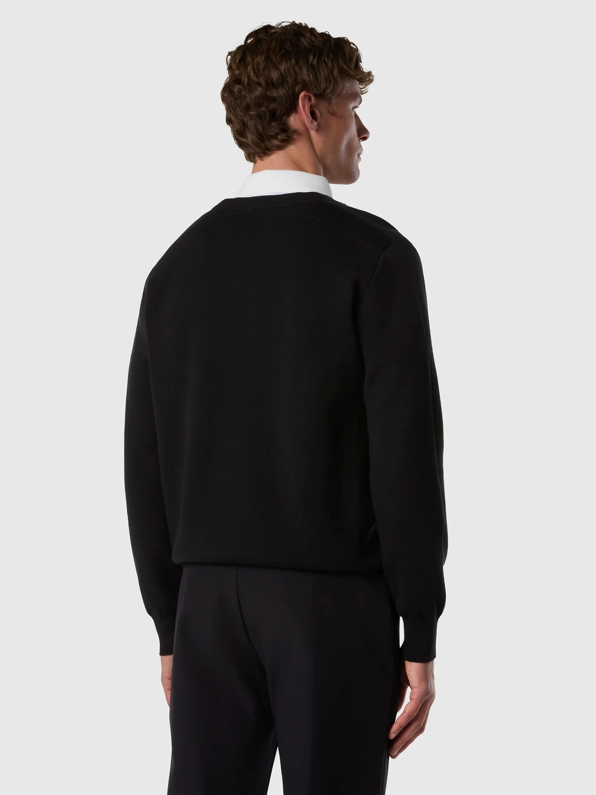 Bonded crew-neck sweater - Image 4