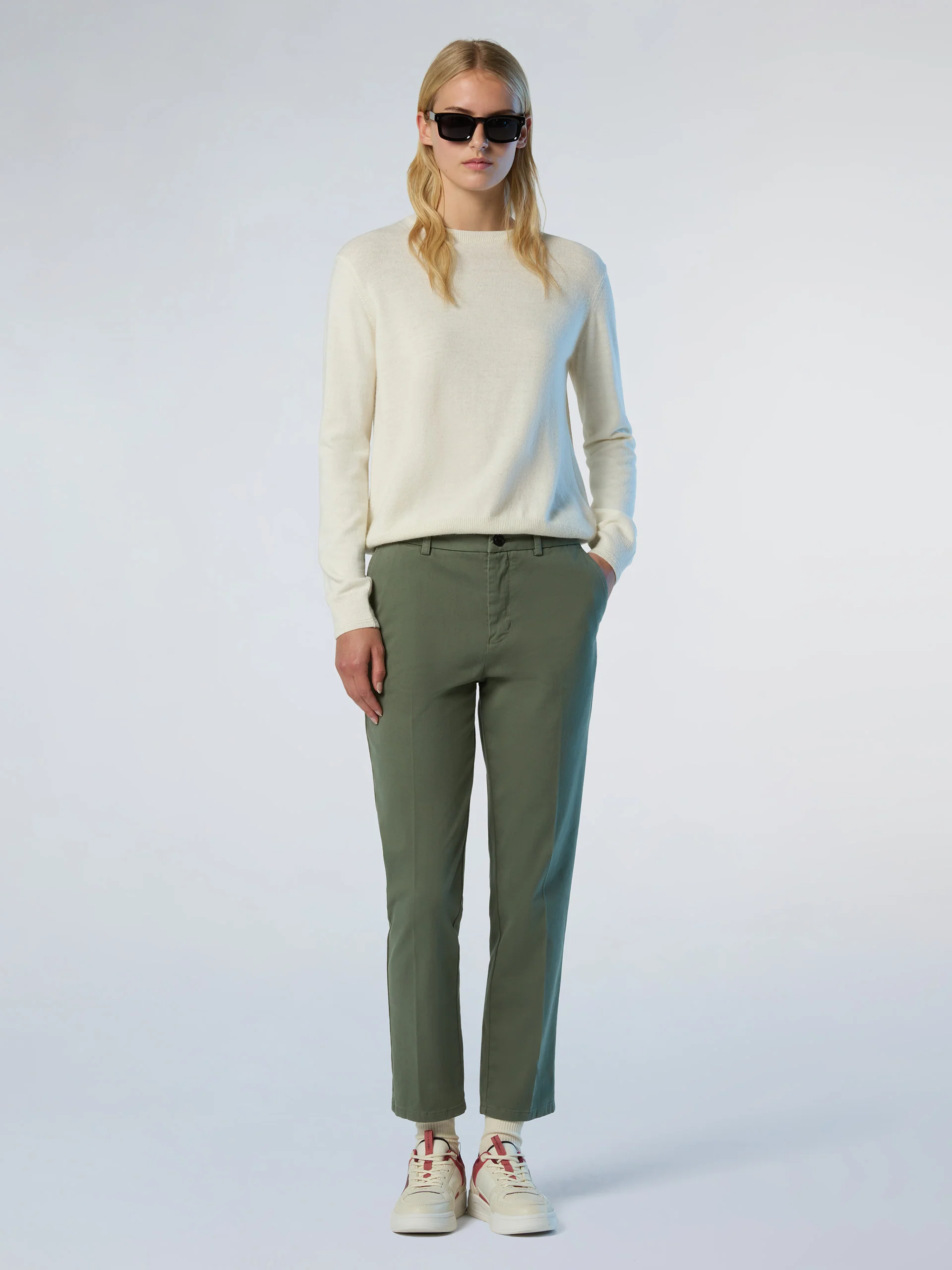 Crew-neck cashmere blend sweater - Image 5