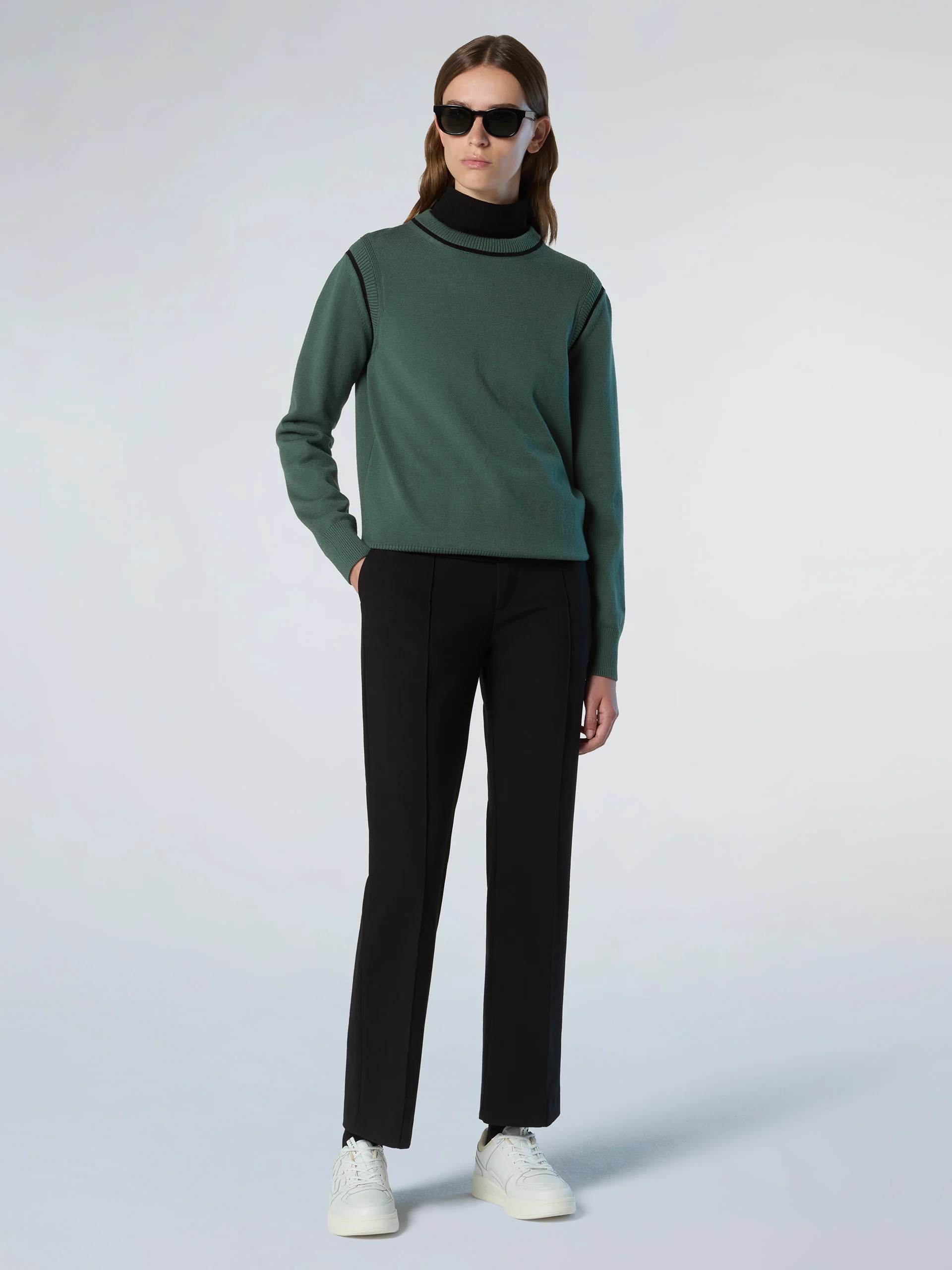 Viscose crew-neck sweater - Image 11