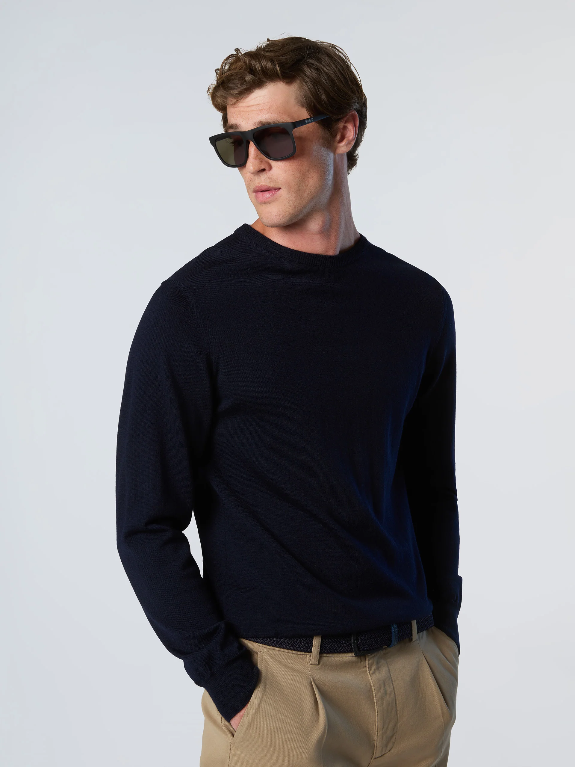 Merino wool crew-neck sweater - Image 14
