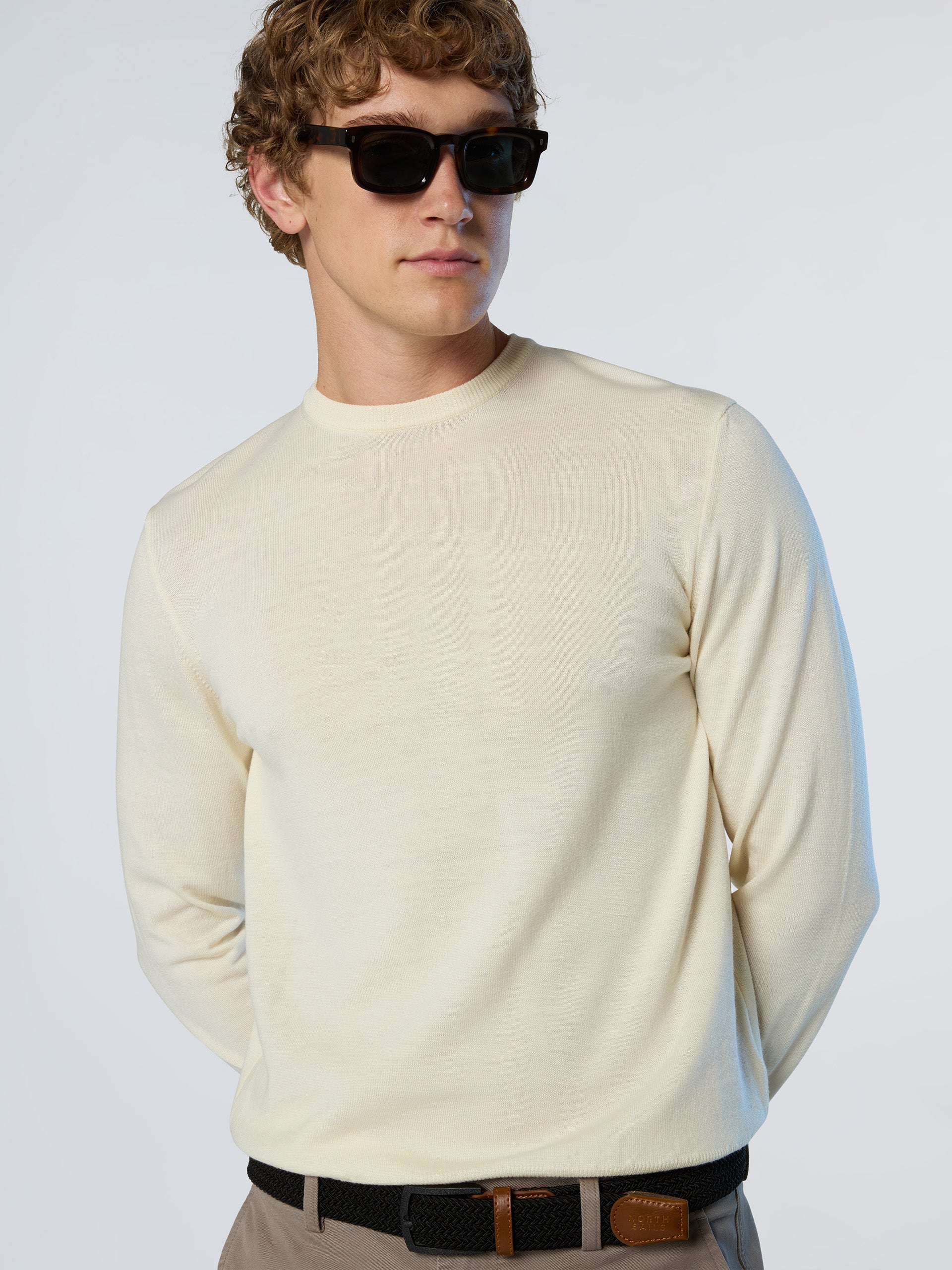 Merino wool crew-neck sweater - Image 2