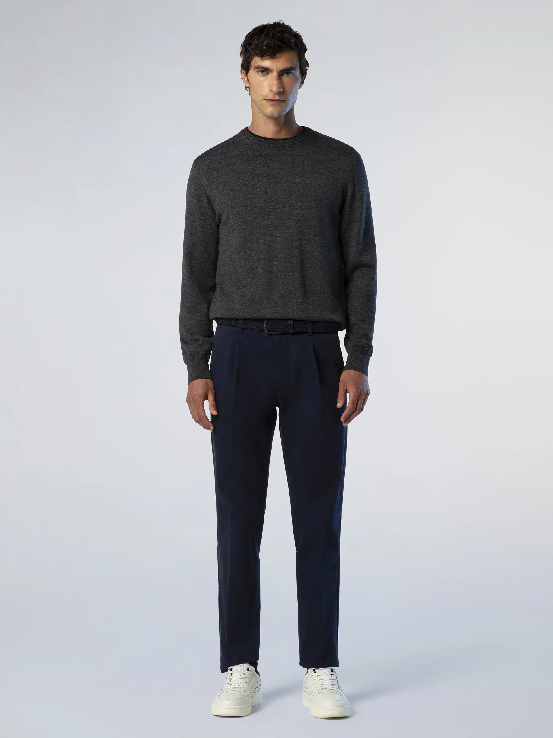 Merino wool crew-neck sweater - Image 29
