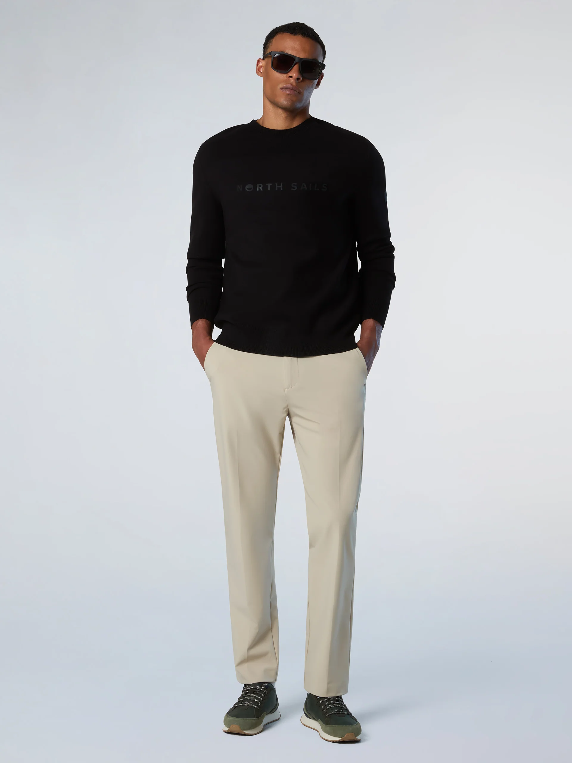 Viscose sweater with 3D lettering - Image 10