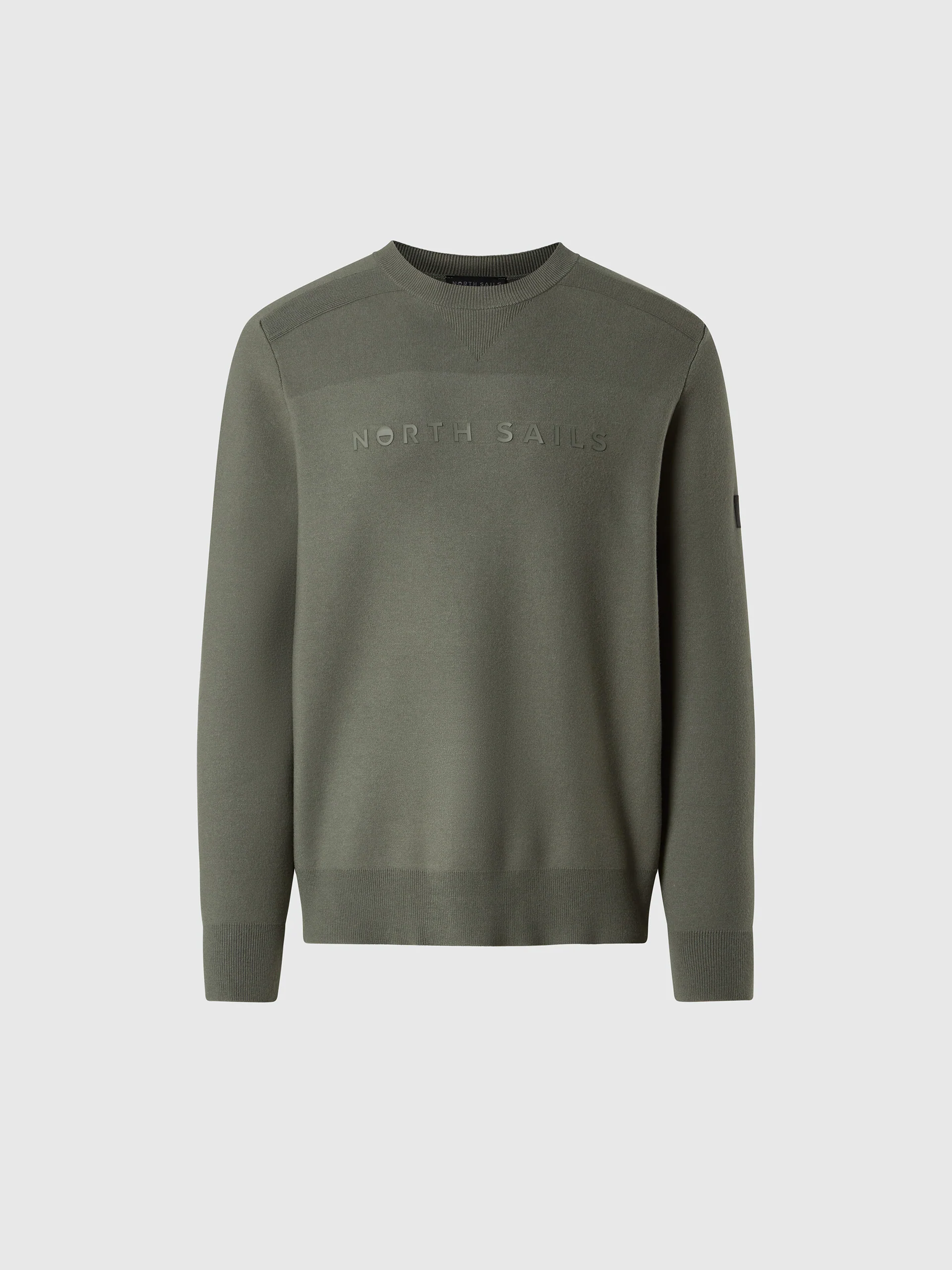 Viscose sweater with 3D lettering - Image 3