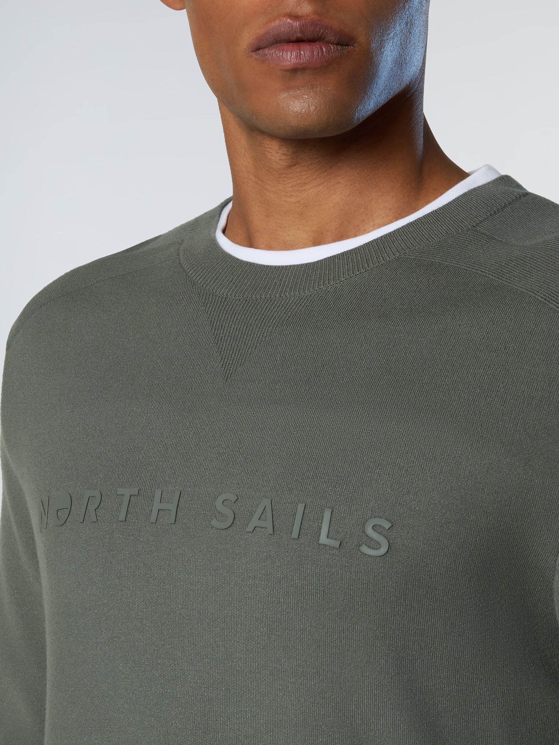 Viscose sweater with 3D lettering - Image 7