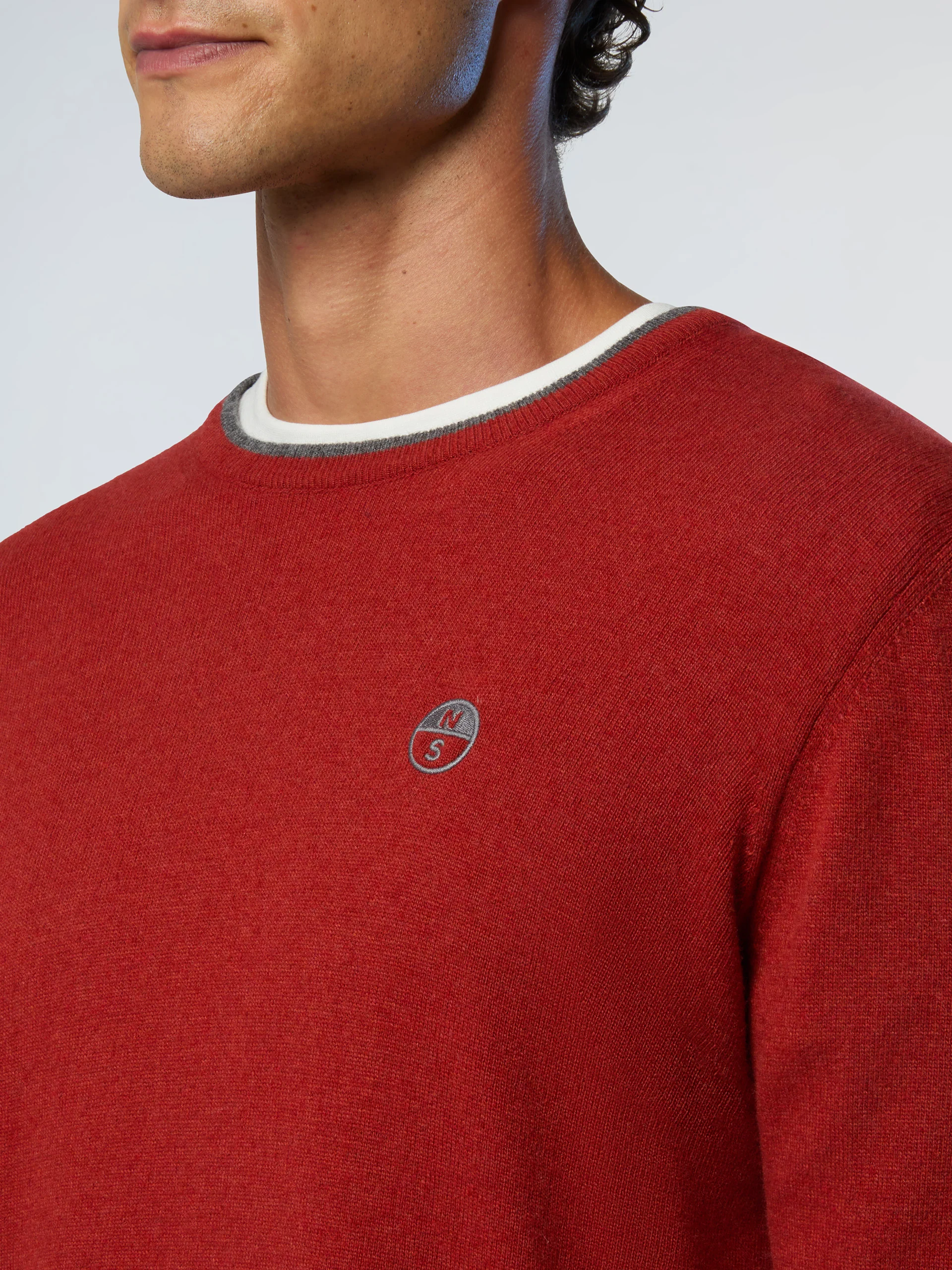 Crew-neck sweater with embroidered logo - Image 18