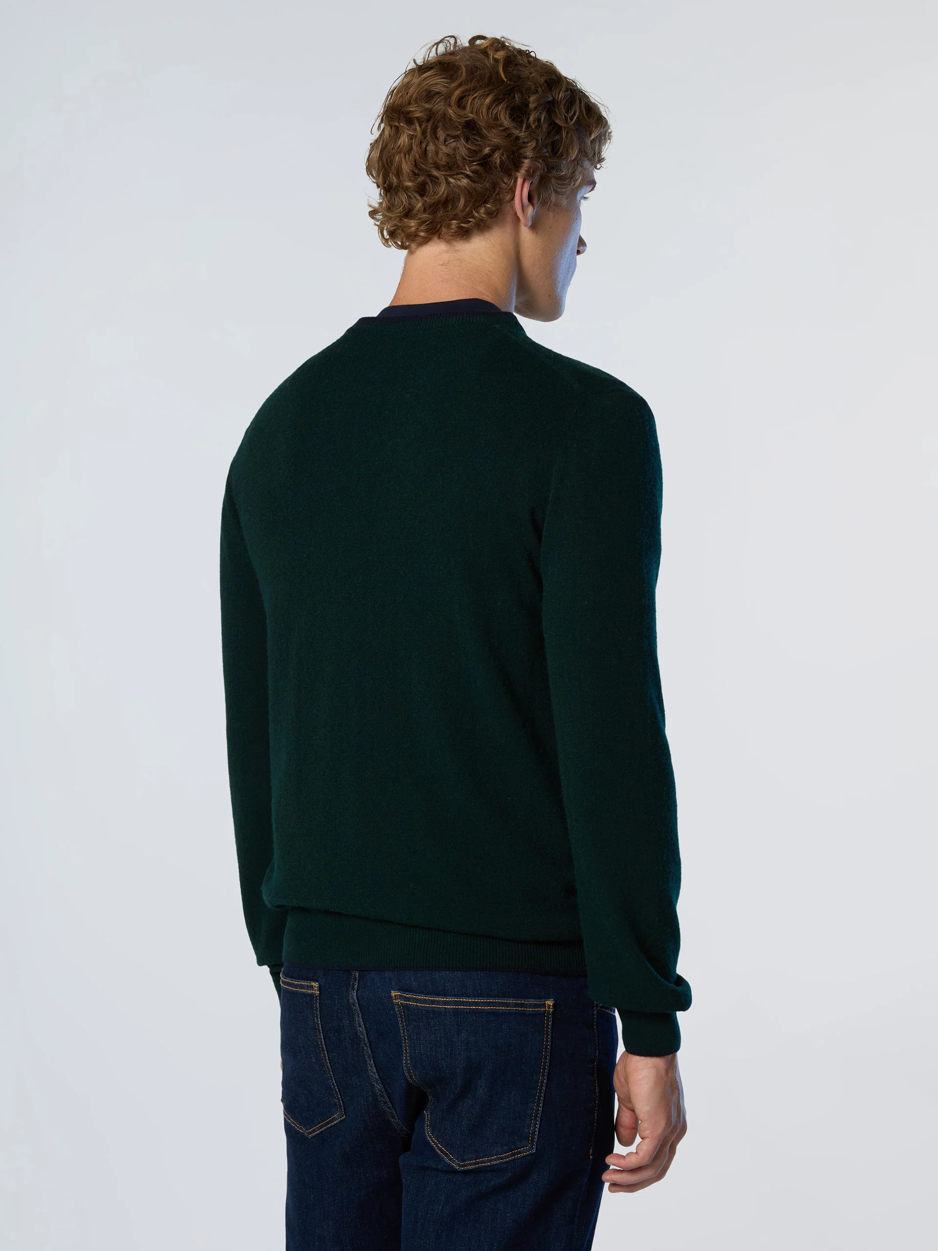 Crew-neck sweater with embroidered logo - Image 22