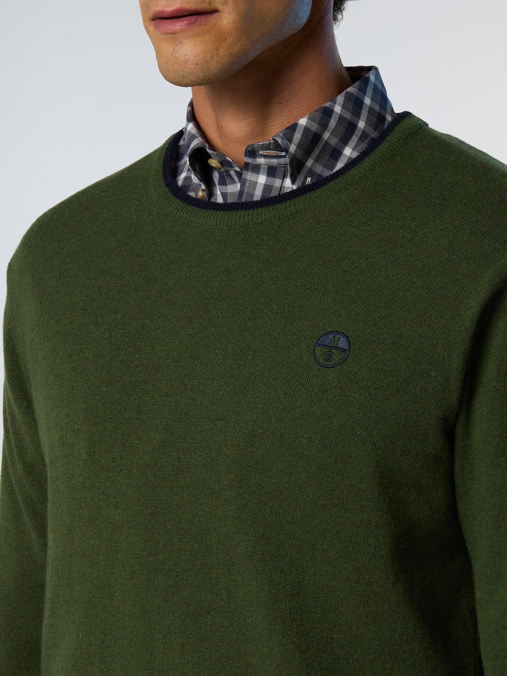 Crew-neck sweater with embroidered logo - Image 30