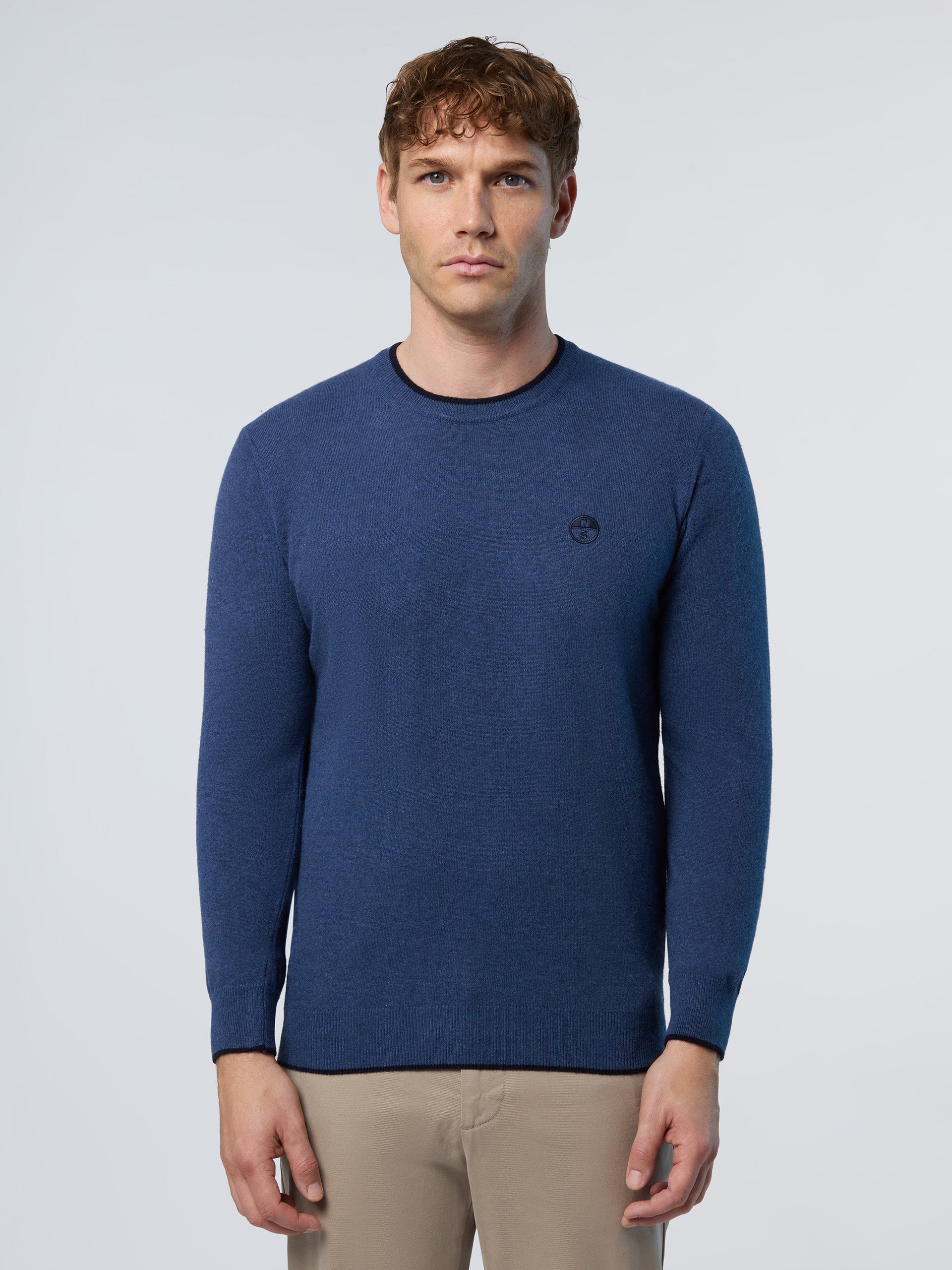 Crew-neck sweater with embroidered logo - Image 31