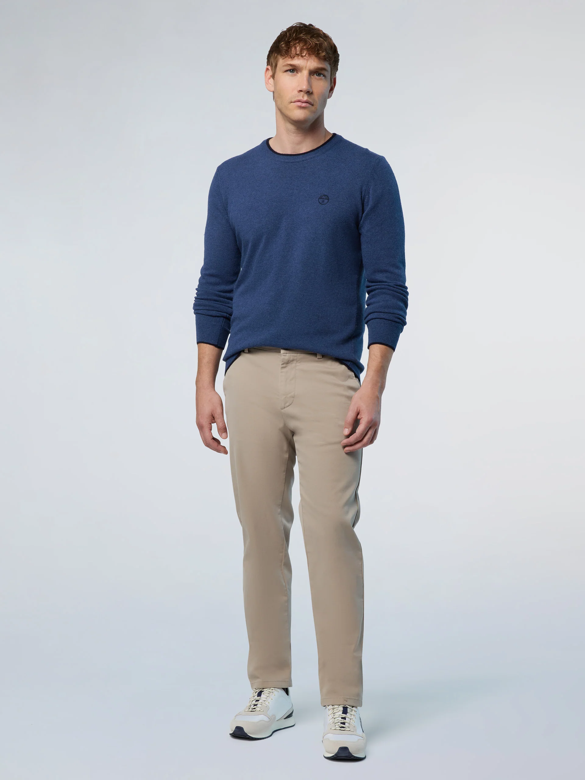 Crew-neck sweater with embroidered logo - Image 35