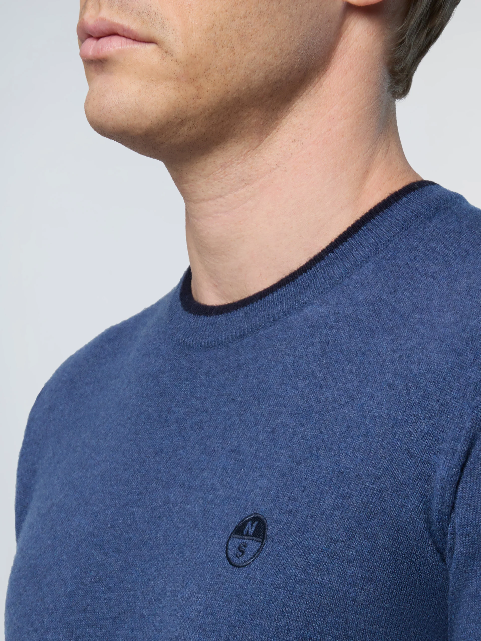 Crew-neck sweater with embroidered logo - Image 36
