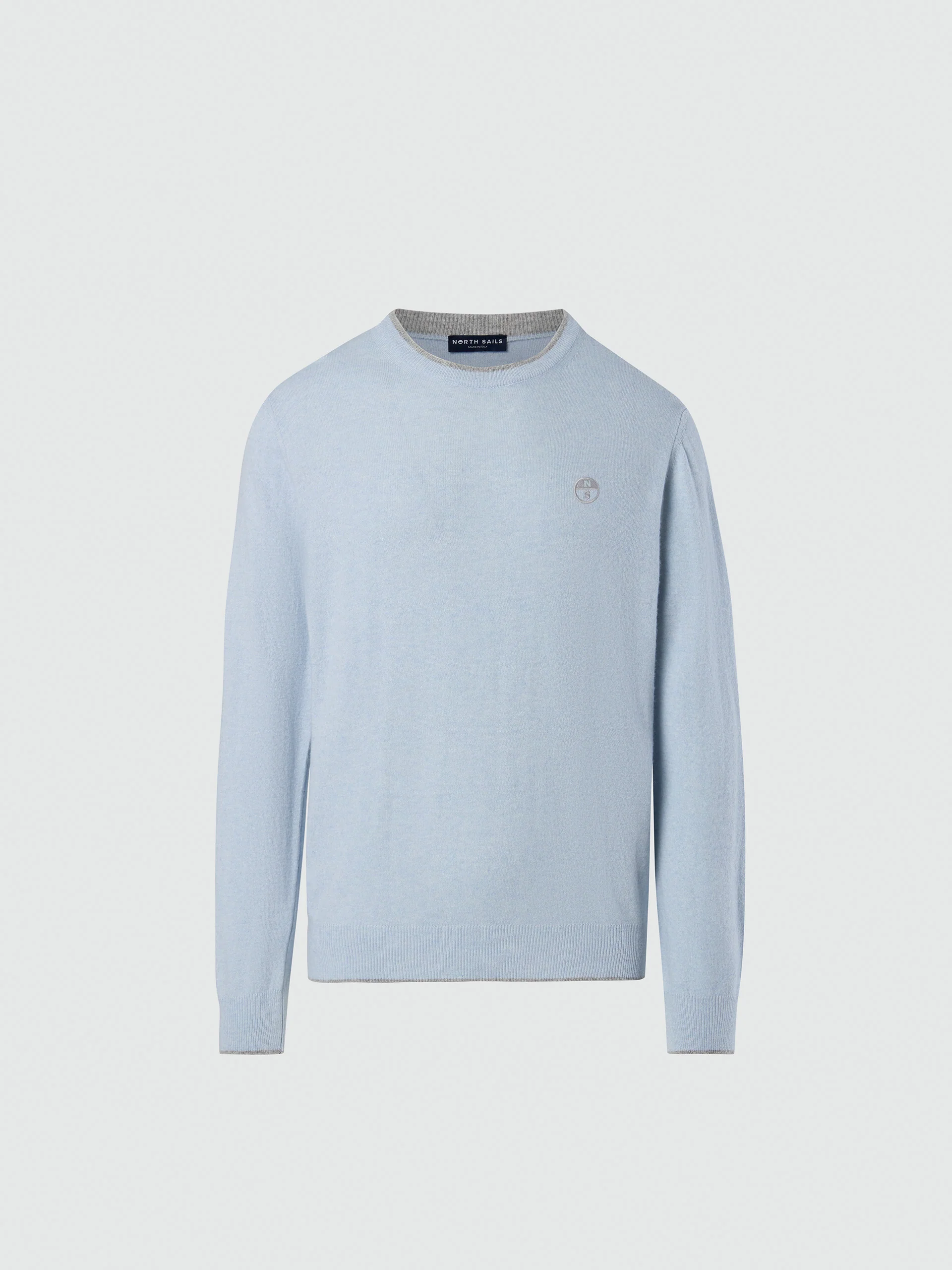 Crew-neck sweater with embroidered logo - Image 39