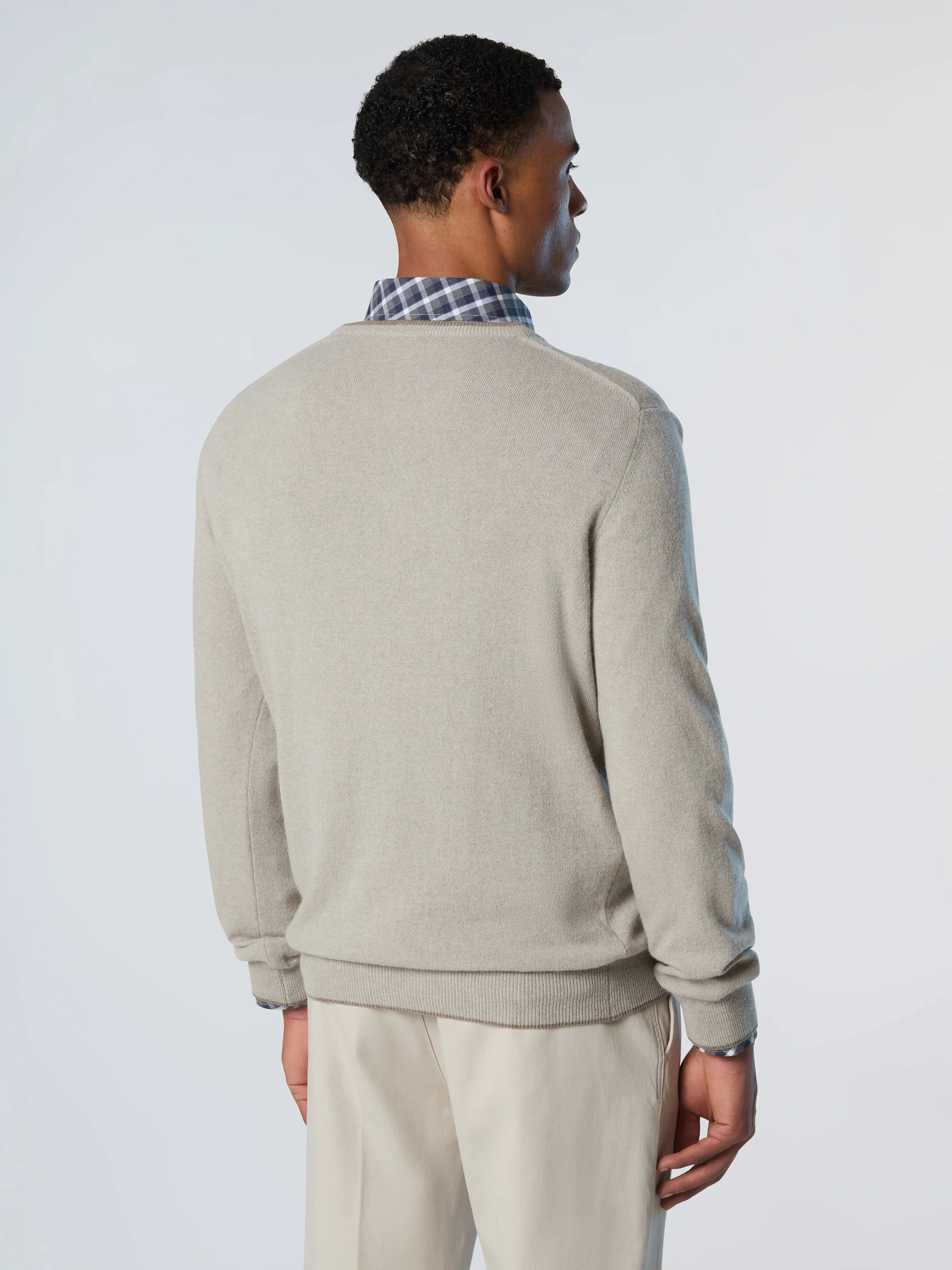Crew-neck sweater with embroidered logo - Image 4