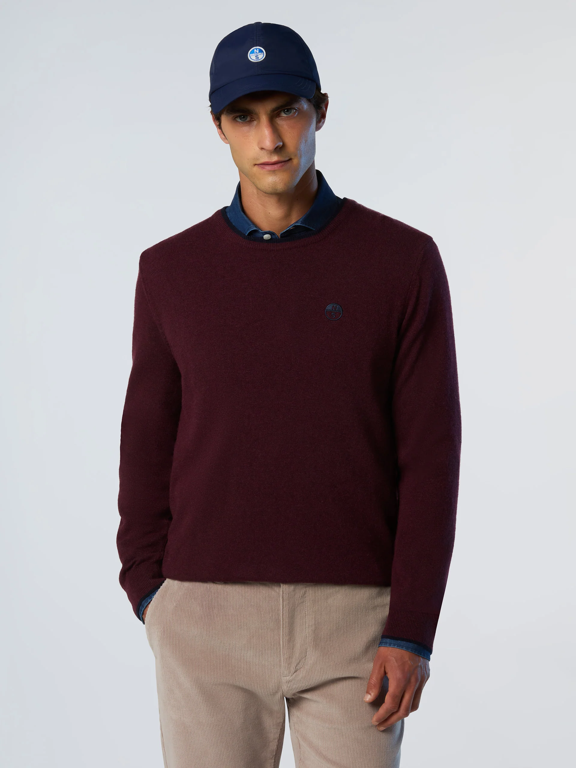 Crew-neck sweater with embroidered logo - Image 7