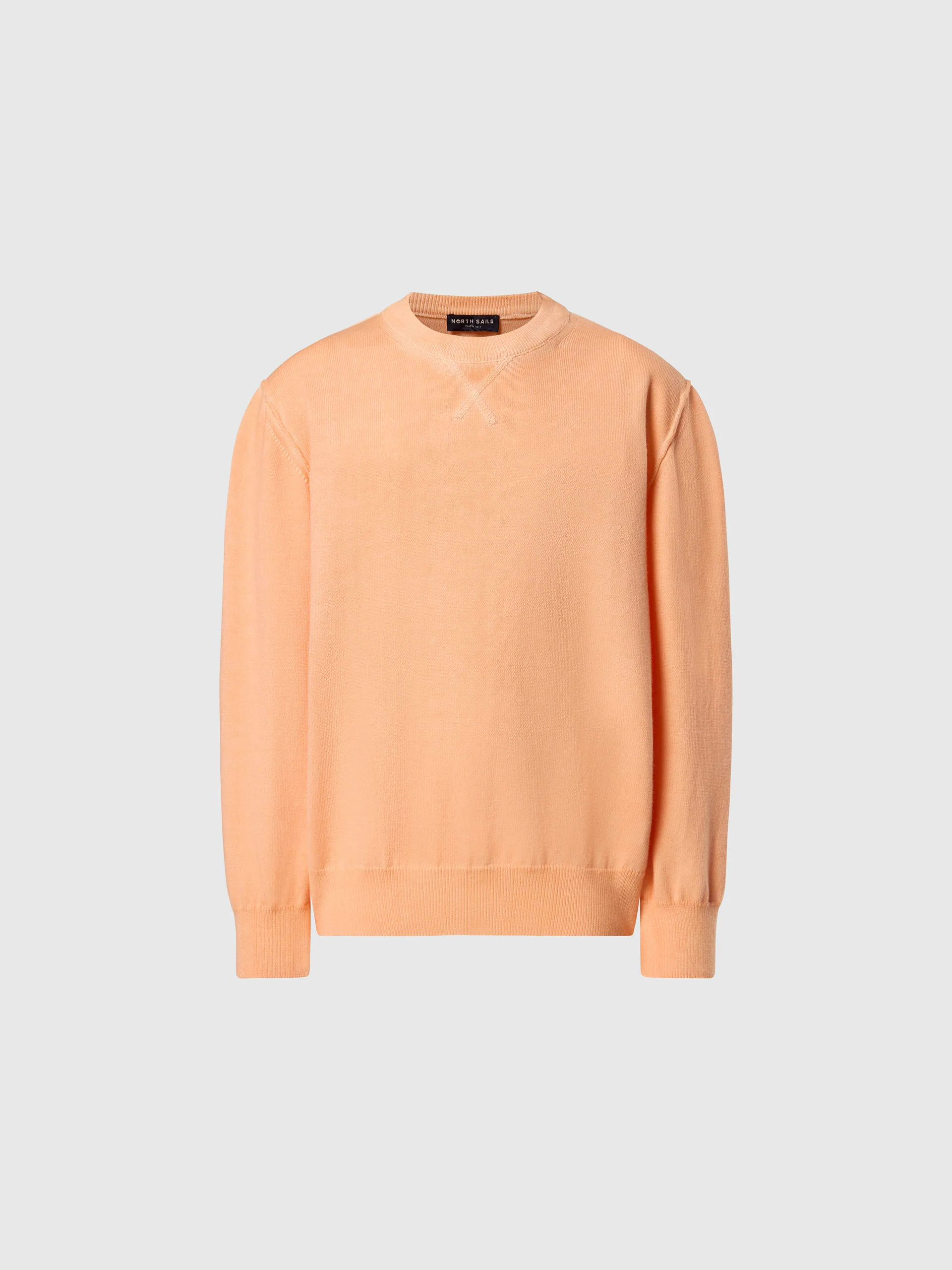 Crew-neck sweater with logo patch - Image 12