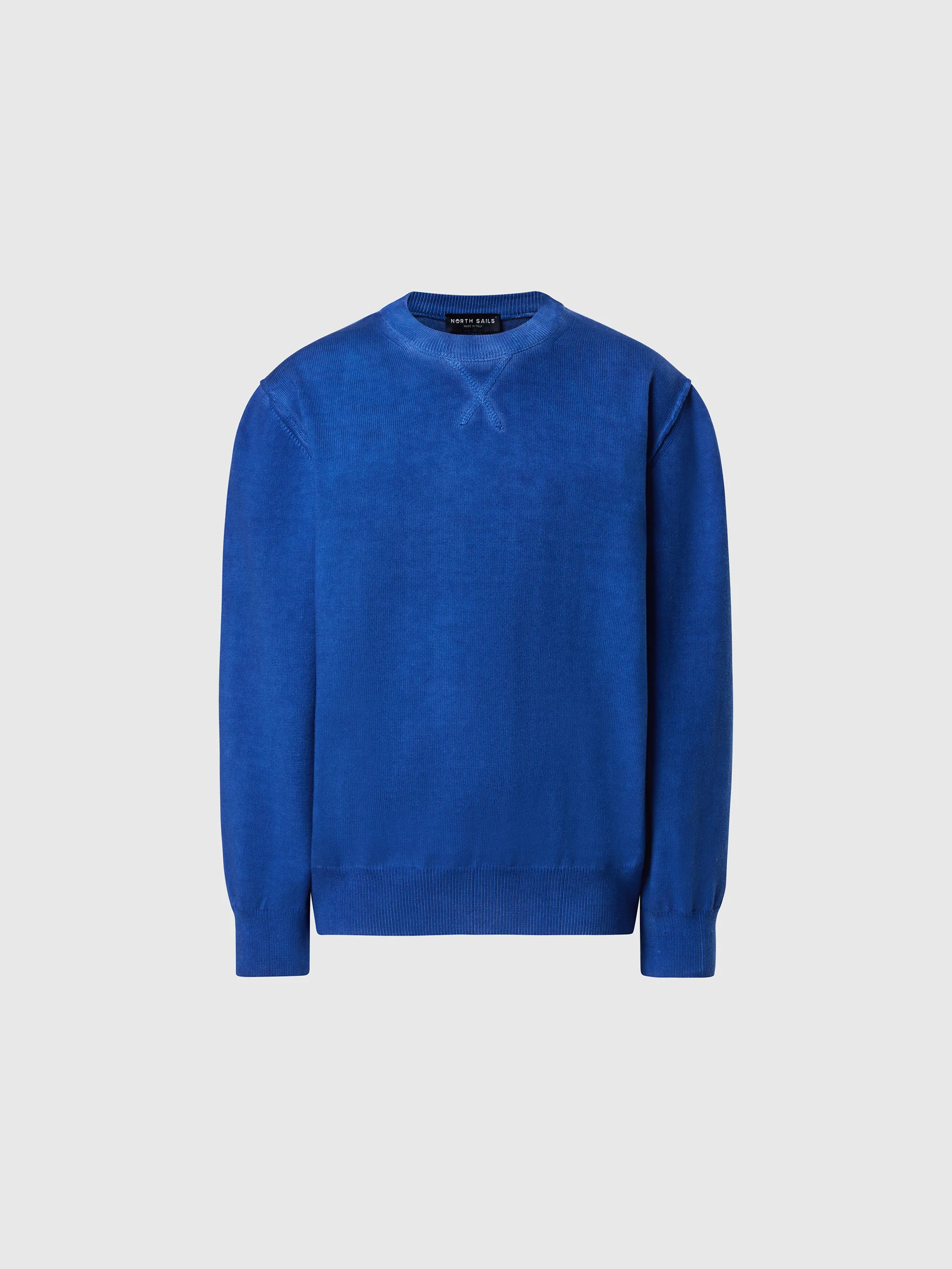 Crew-neck sweater with logo patch - Image 16