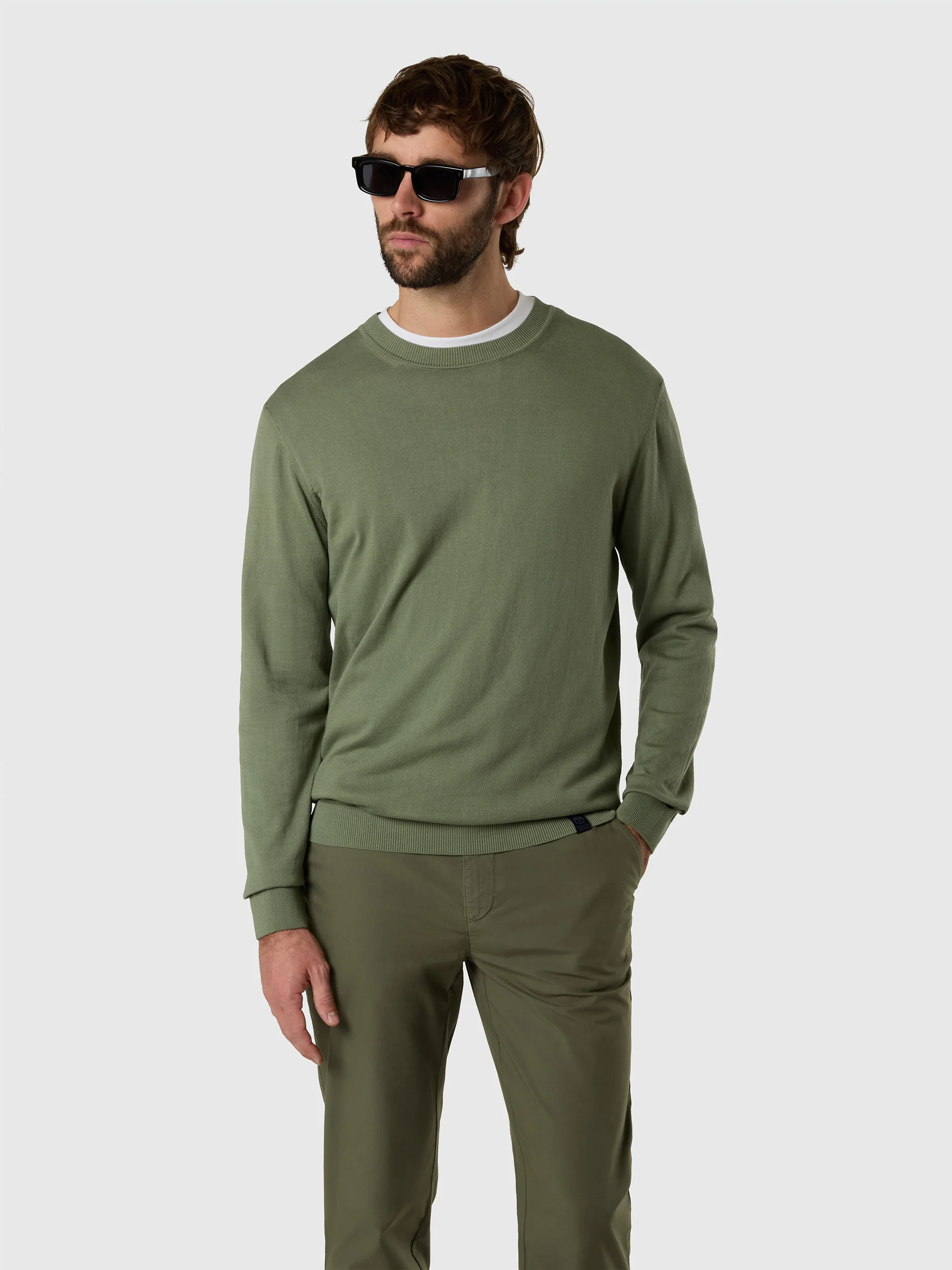 Light crew-neck sweater - Image 8
