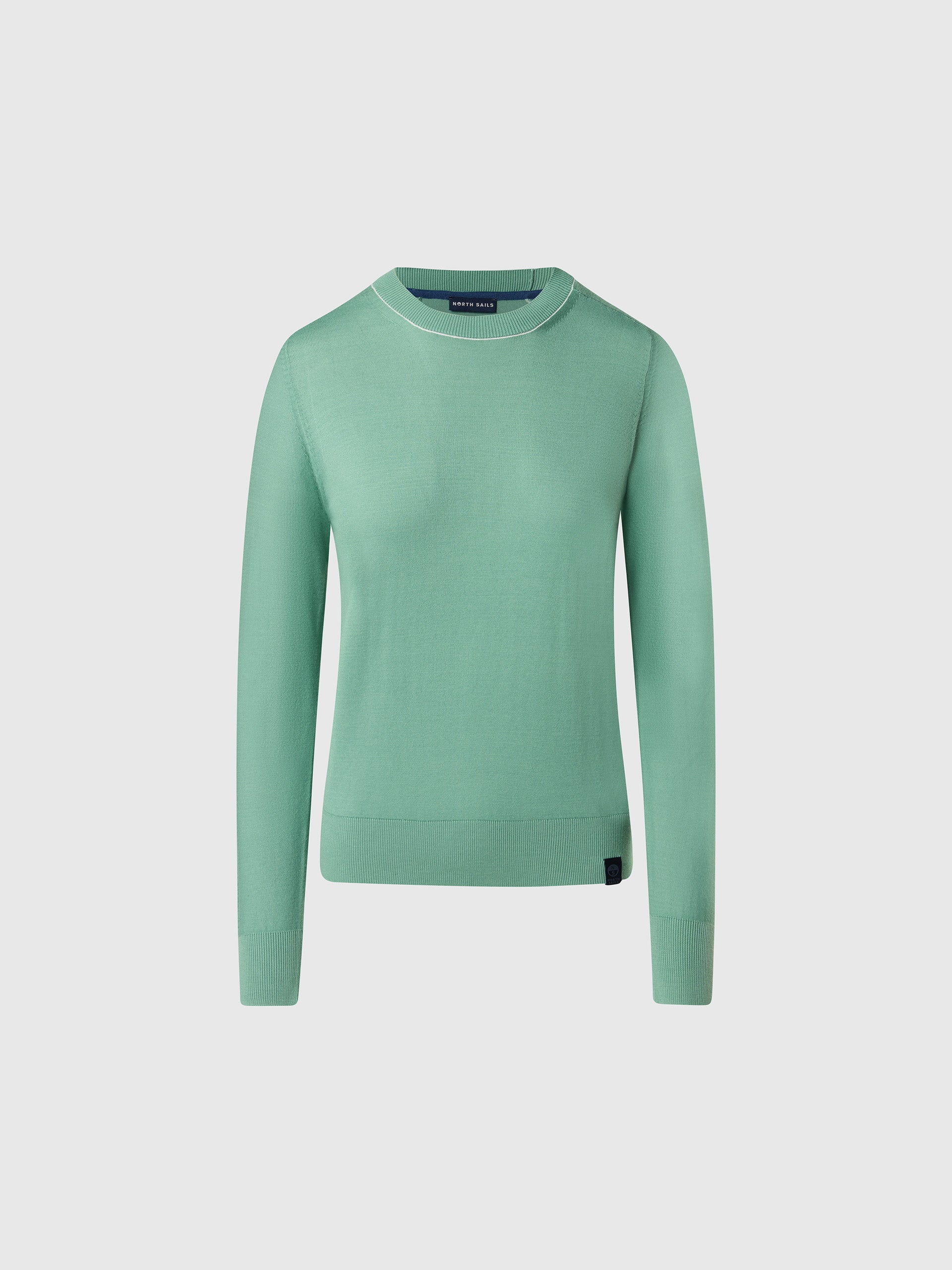Crew-neck aloe vera sweater - Image 15
