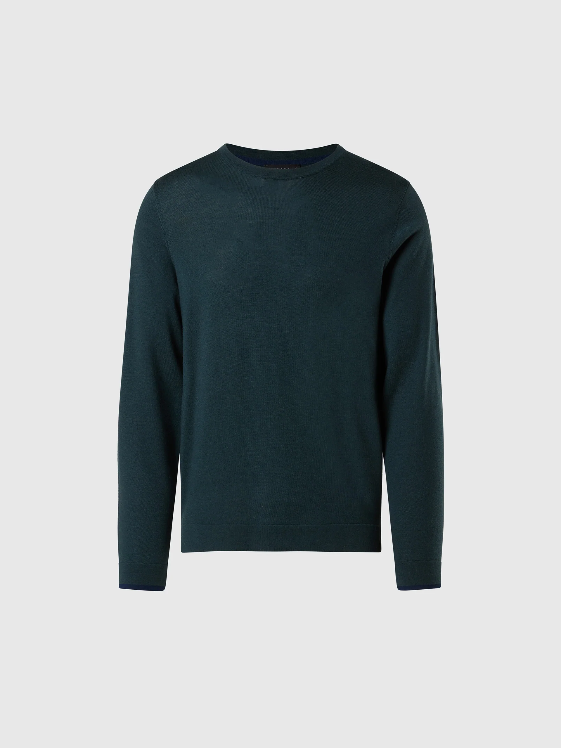 Crew-neck sweater with slits - Image 9