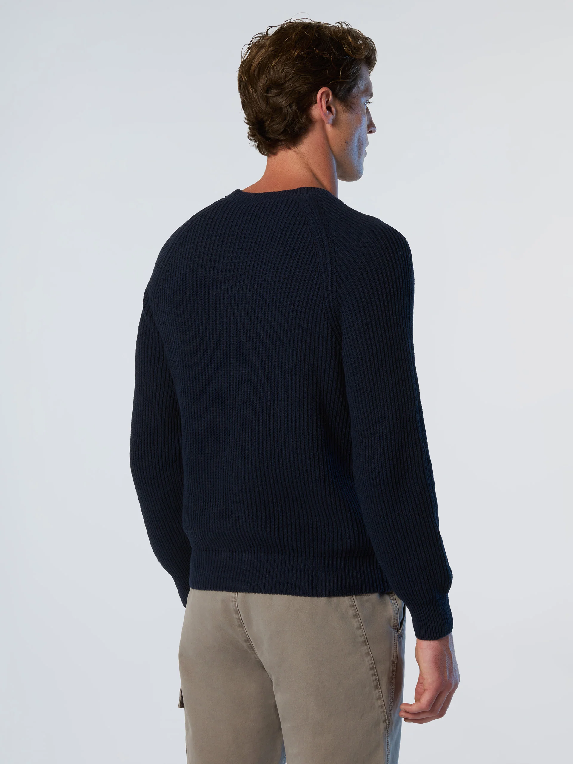 Fisherman's rib crew-neck sweater - Image 10