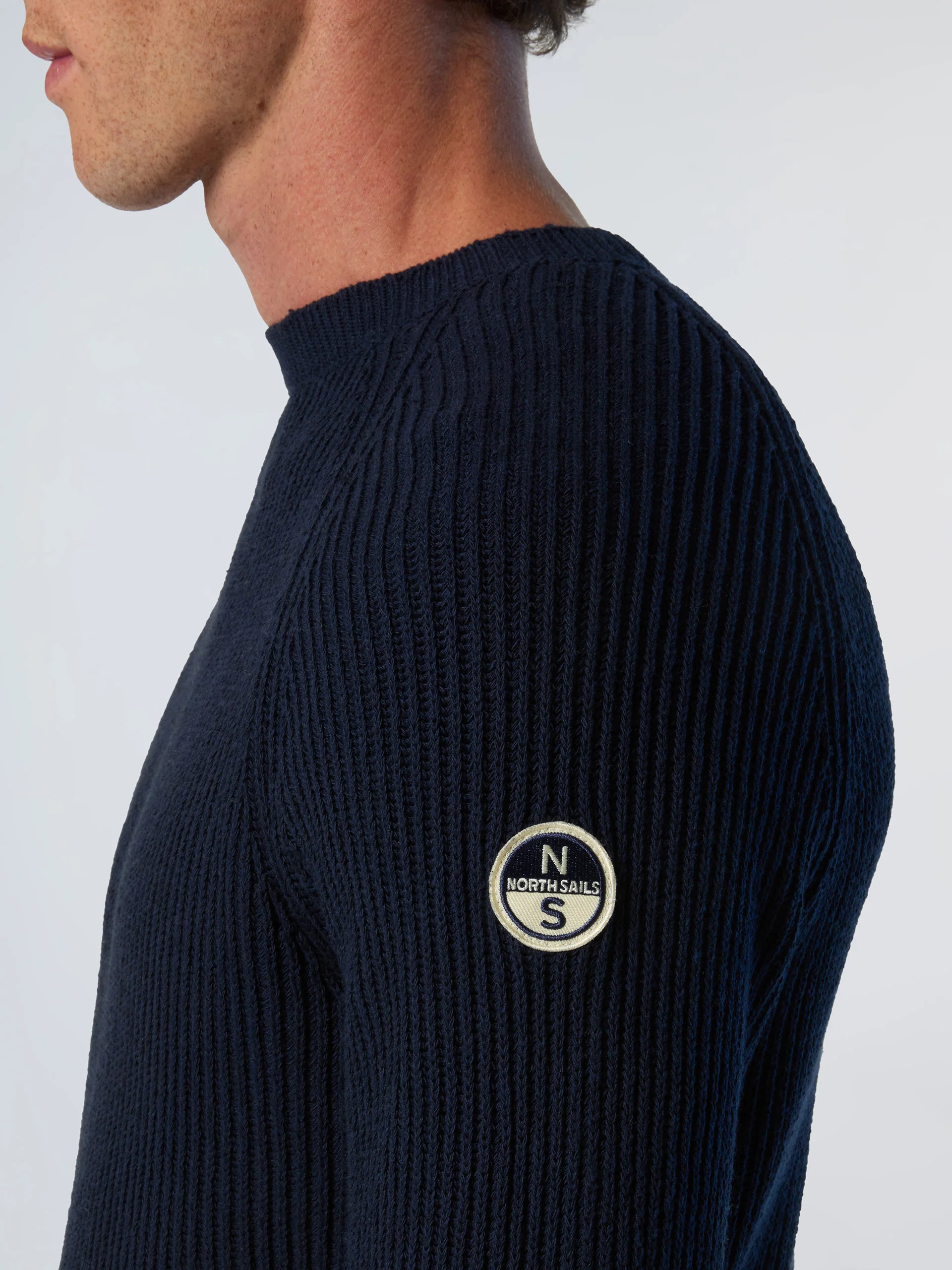 Fisherman's rib crew-neck sweater - Image 12