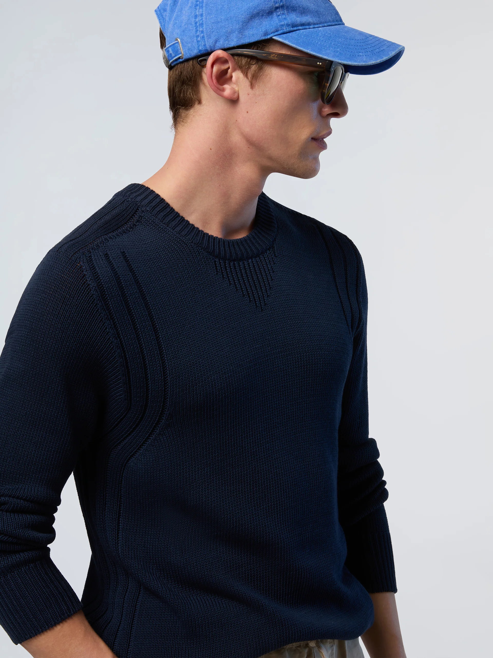 Fully fashioned crew-neck sweater - Image 2