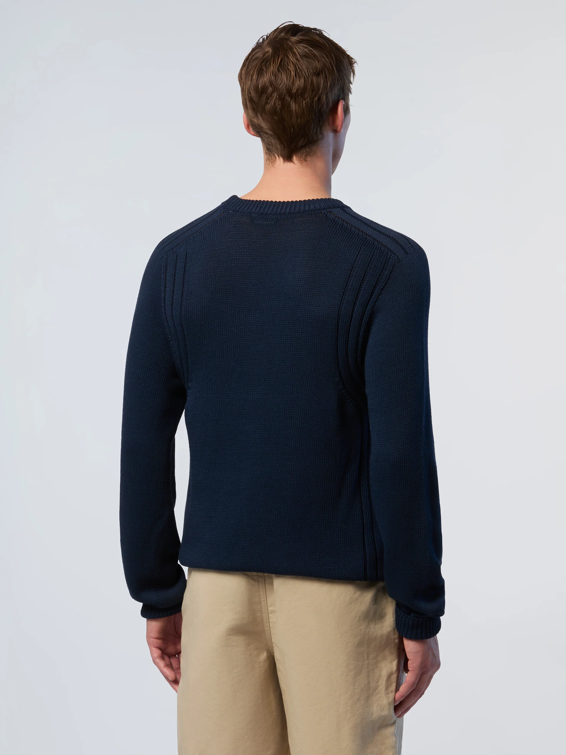 Fully fashioned crew-neck sweater - Image 4