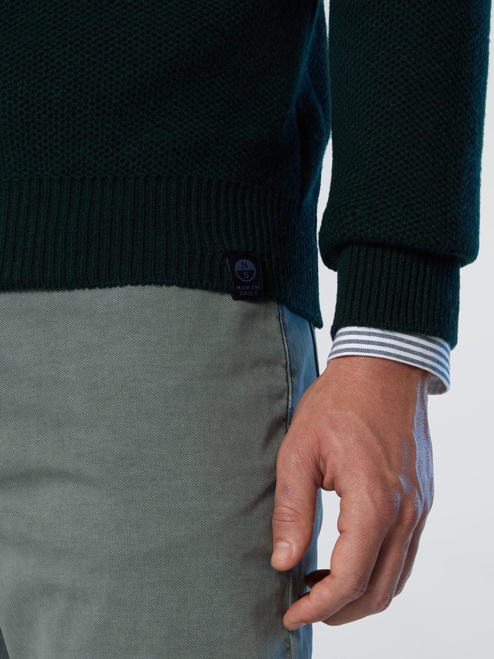 Honeycomb crew-neck sweater - Image 12