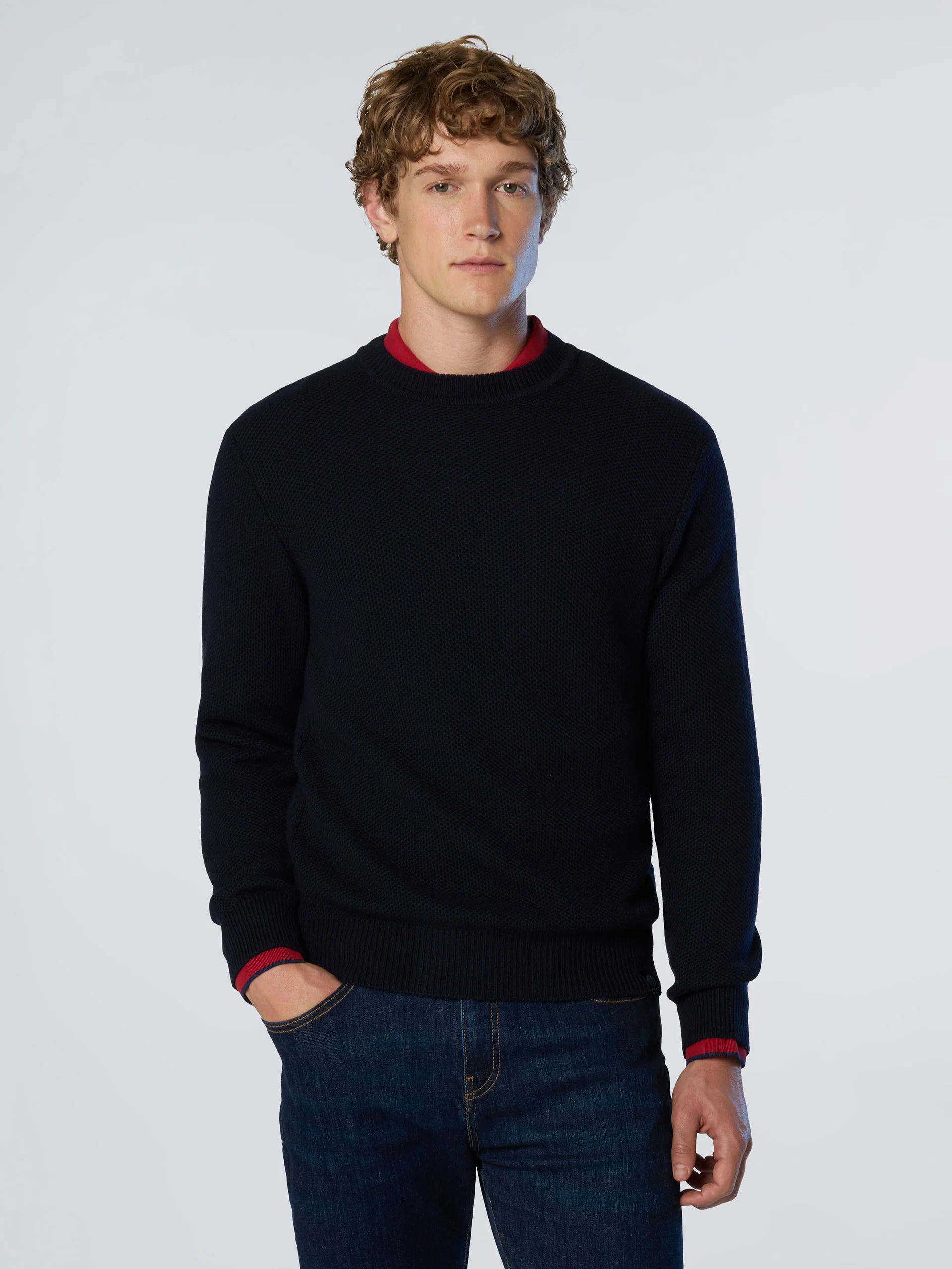 Honeycomb crew-neck sweater - Image 19