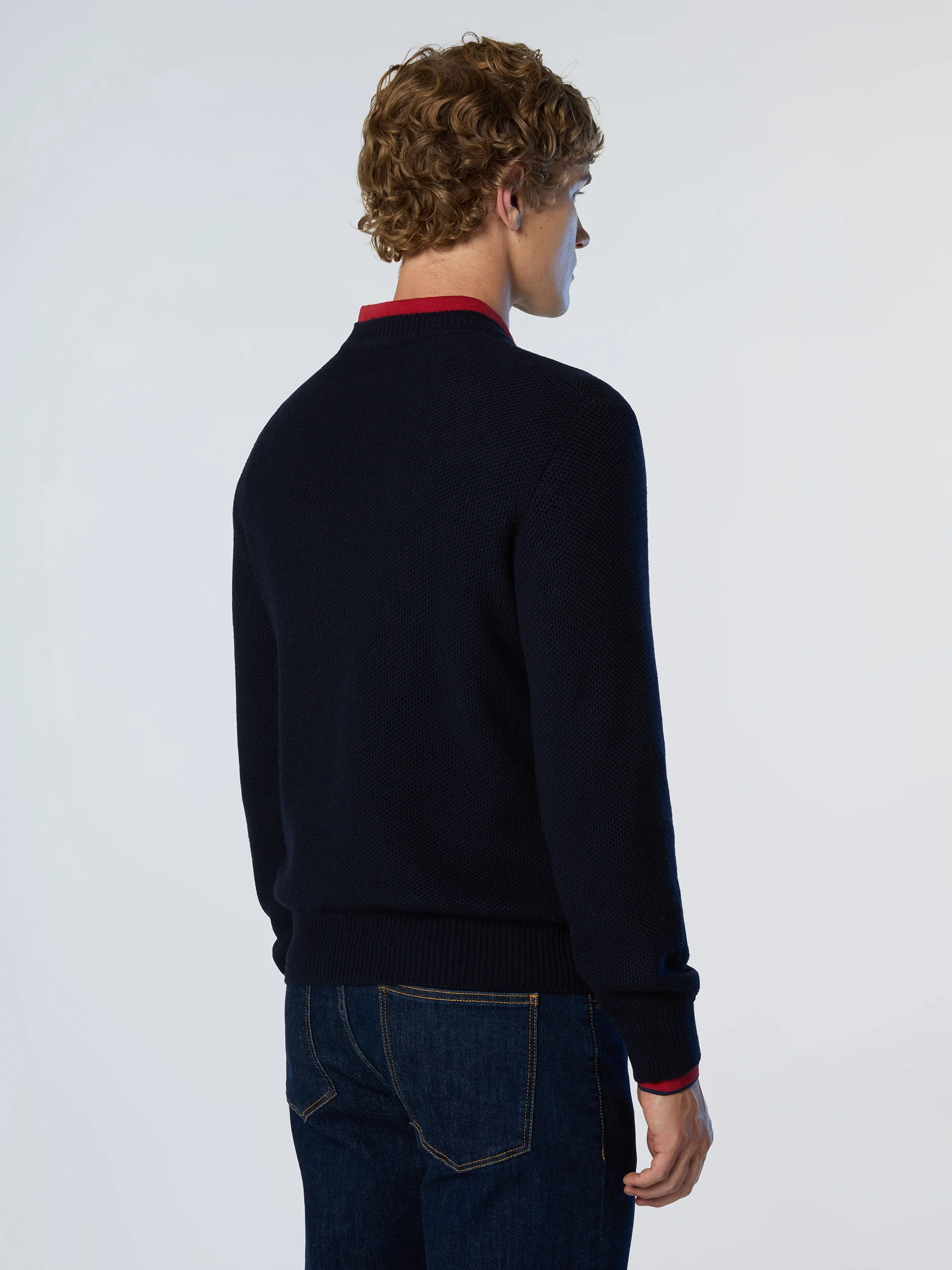 Honeycomb crew-neck sweater - Image 22