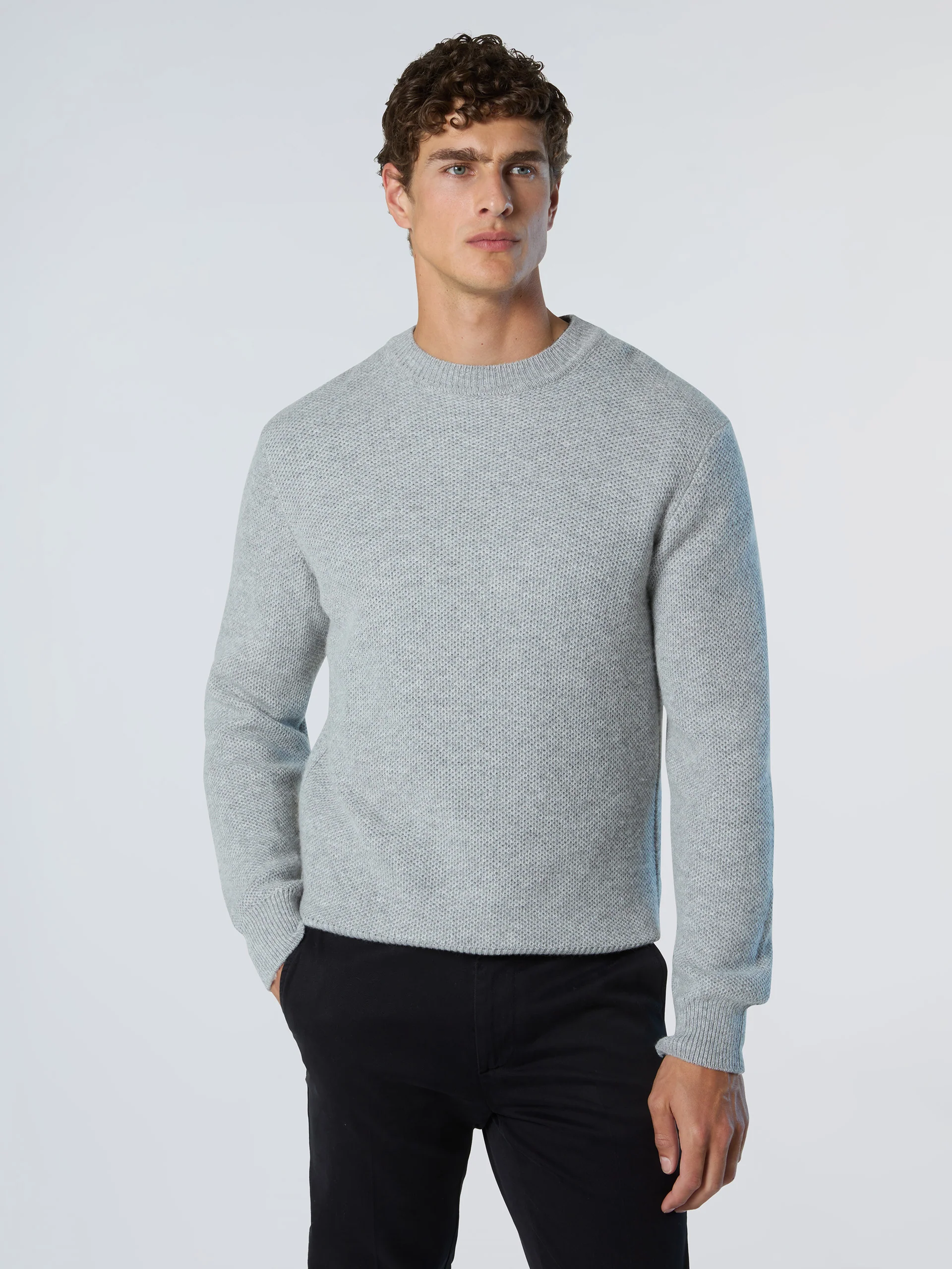 Honeycomb crew-neck sweater - Image 25