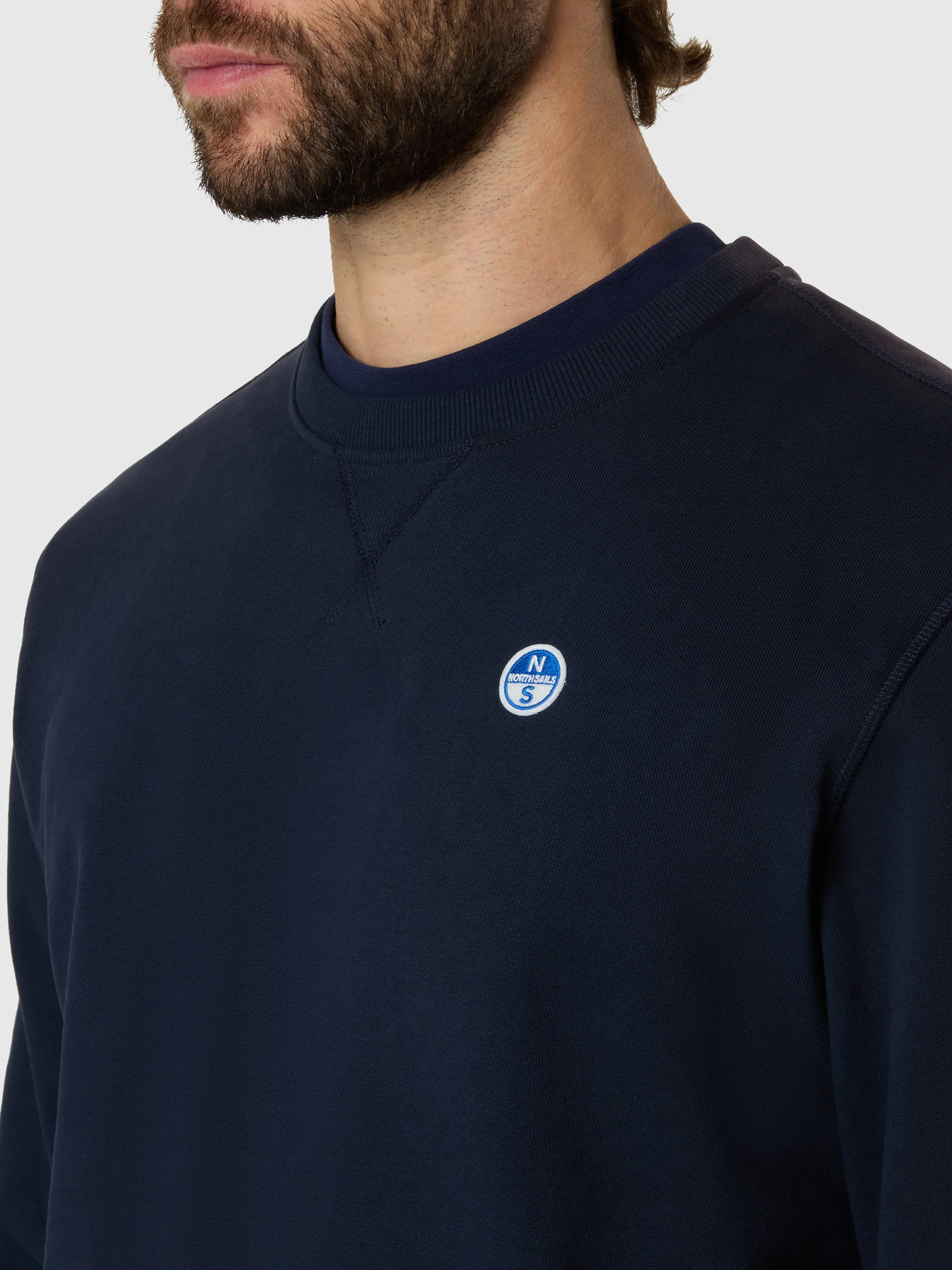Sweatshirt with logo patch - Image 12